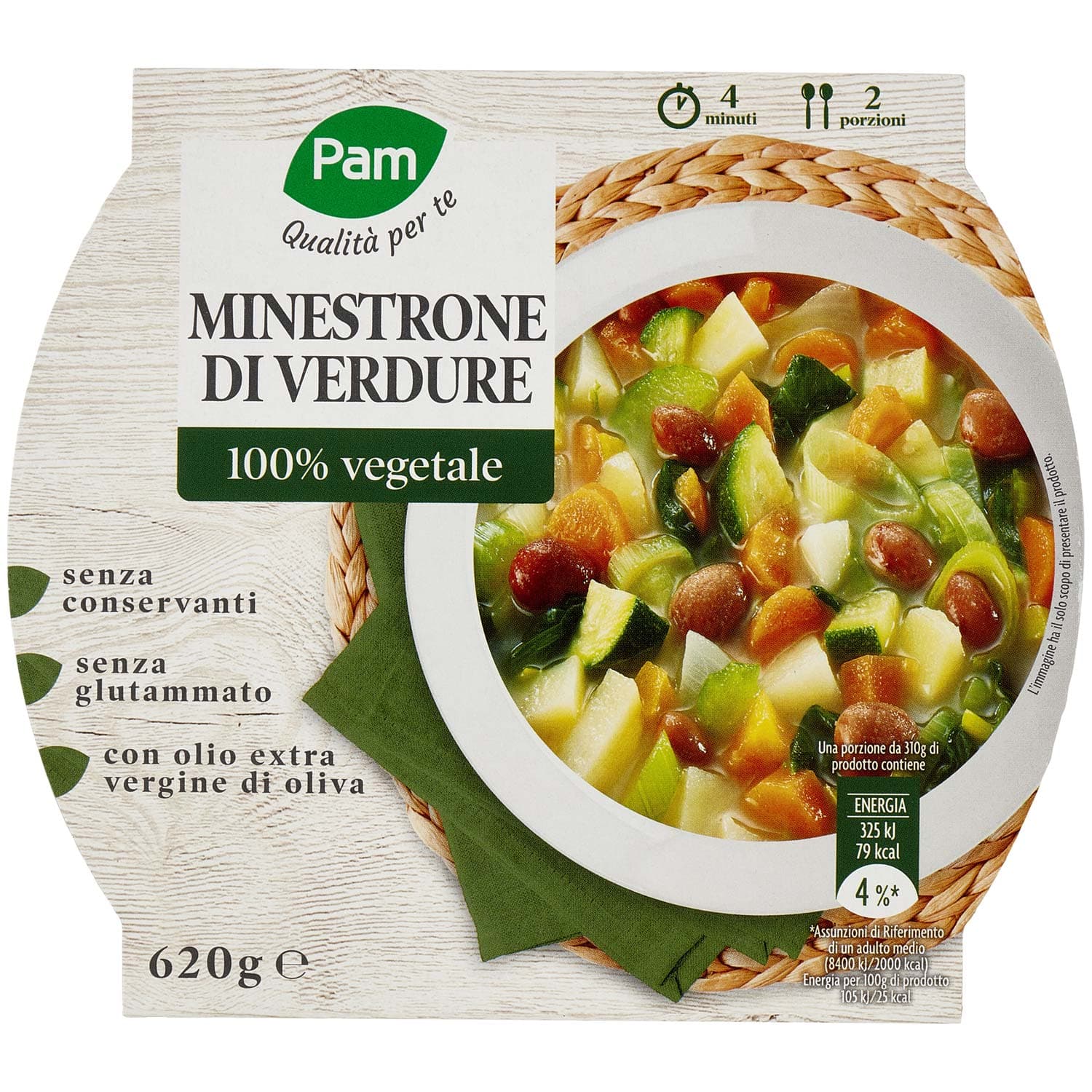 I TESORI Minestrone di Verdure 620 g – immagine 3