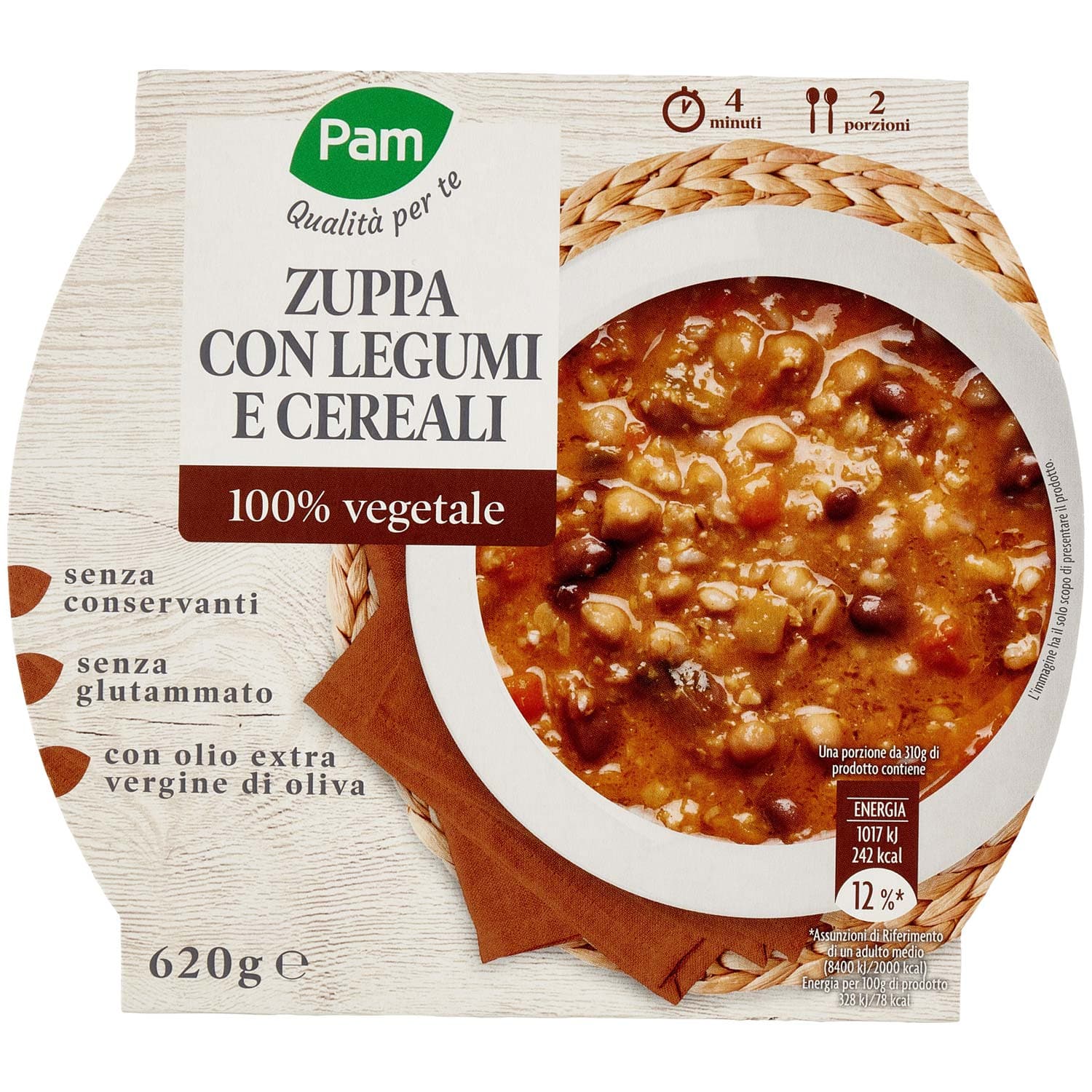 I TESORI Zuppa Cereali e Legumi 620 g – immagine 3