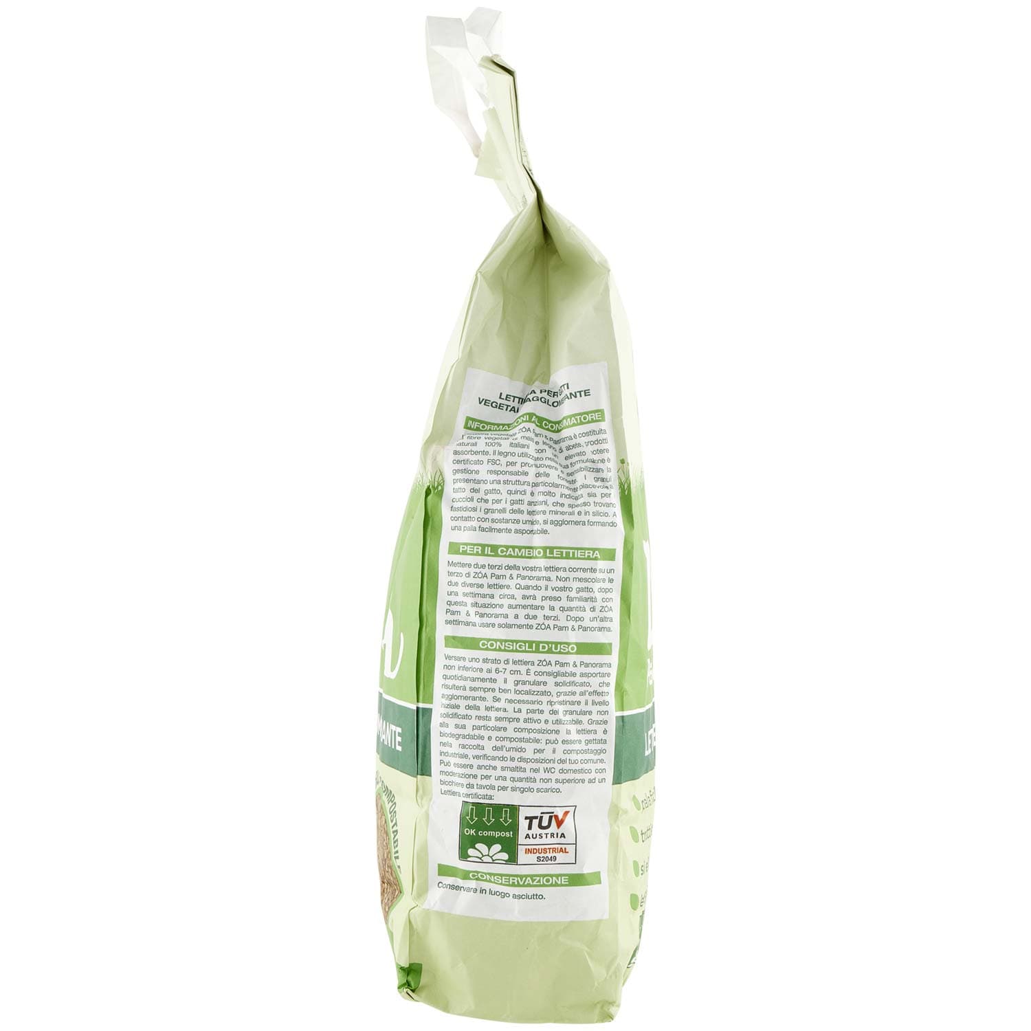 Z”A Lettiera Vegetale Agglomerante 2,5 Kg – immagine 4