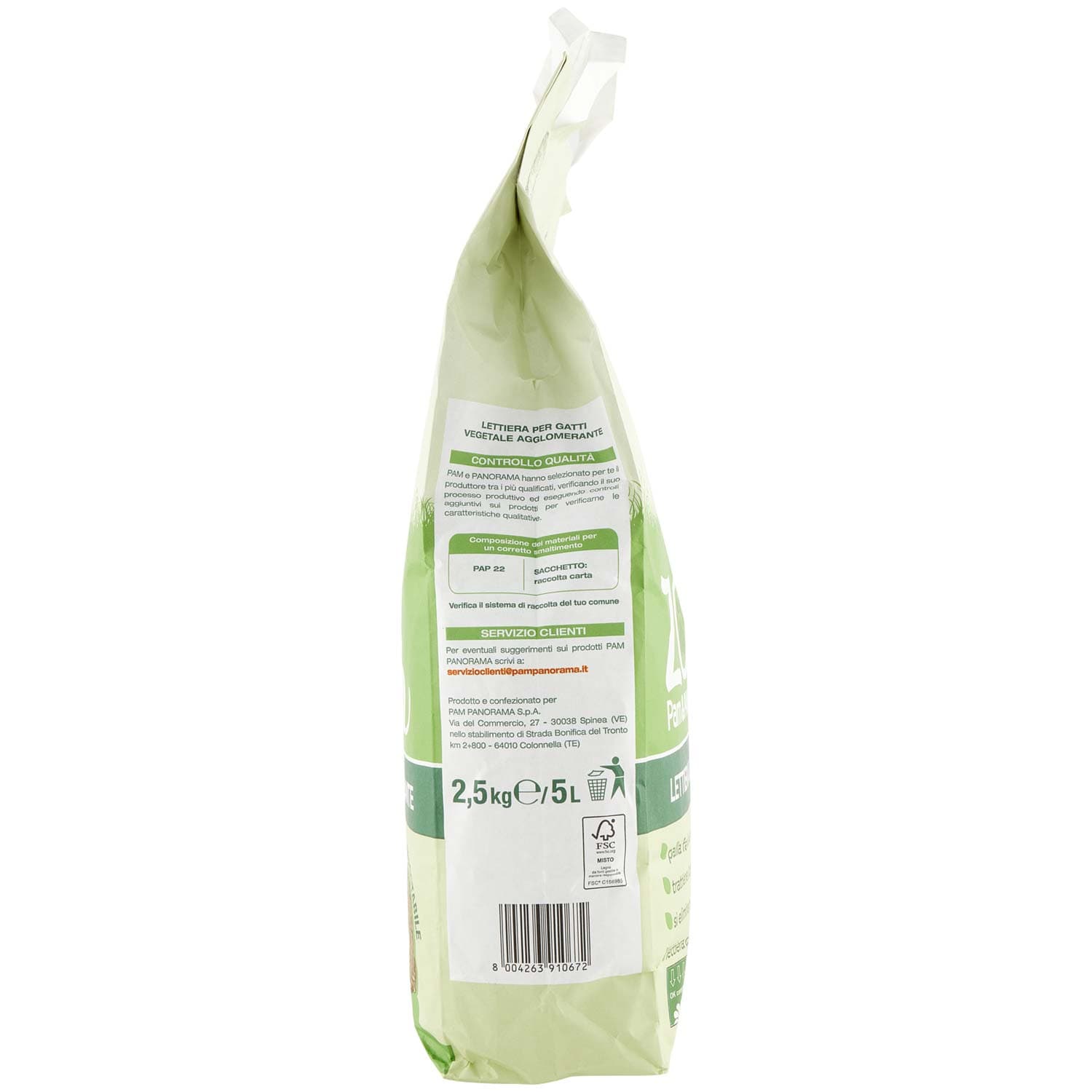 Z”A Lettiera Vegetale Agglomerante 2,5 Kg – immagine 6