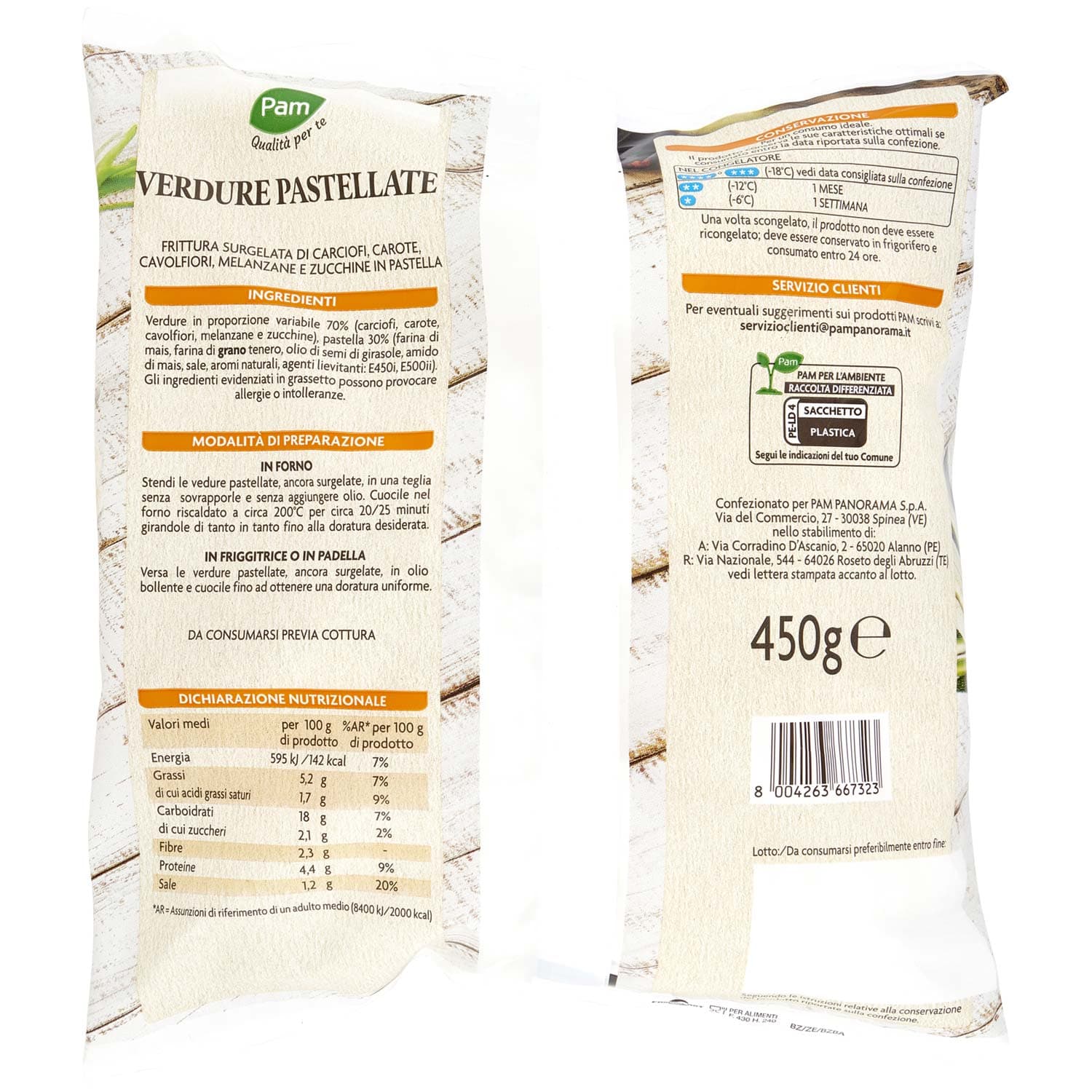 PAM PANORAMA Verdure Miste Pastellate 450 g – immagine 5
