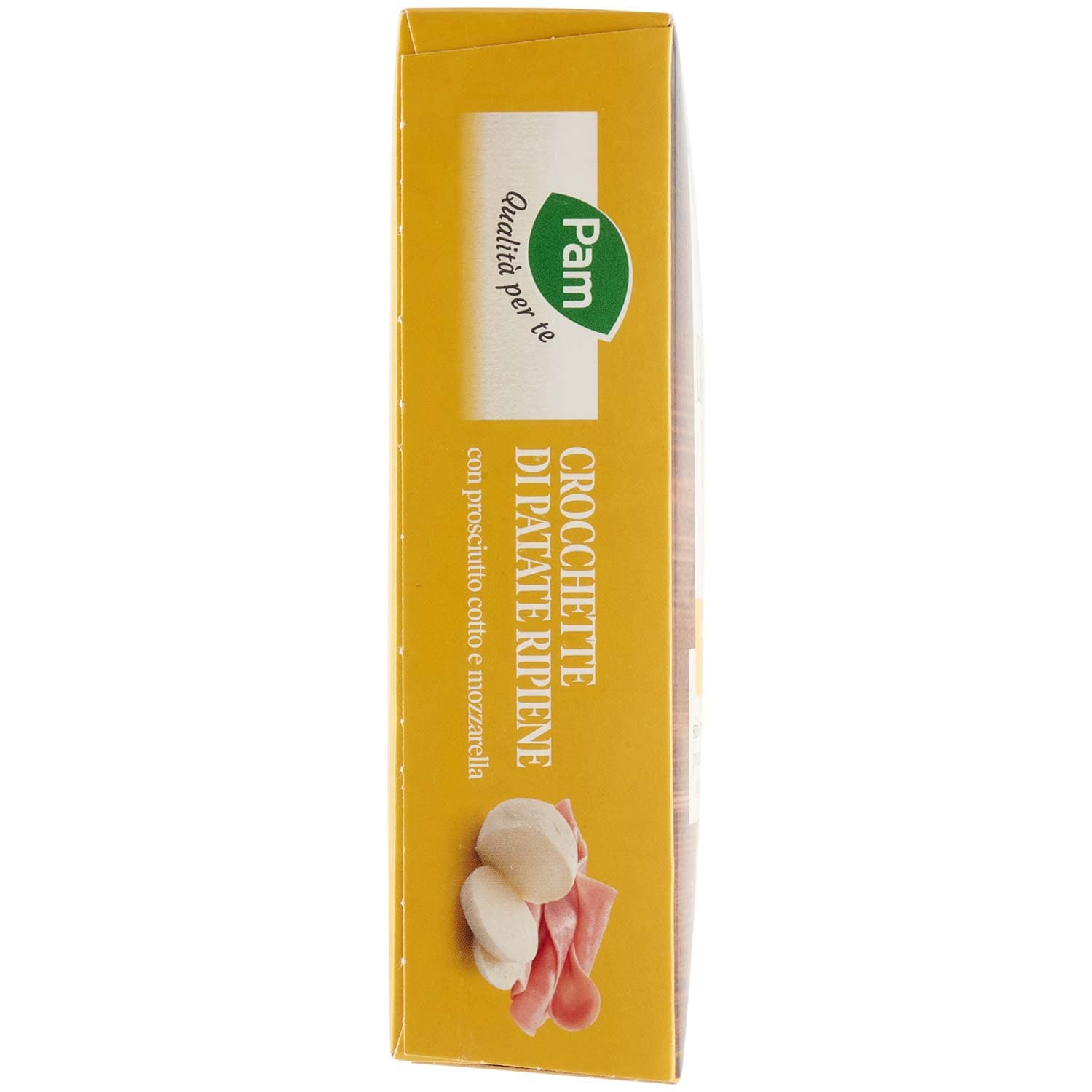 PAM PANORAMA Crocchette di Patate Ripiene con mozzarella e prosciutto cotto surgelate 315g (63g x 5) – immagine 4