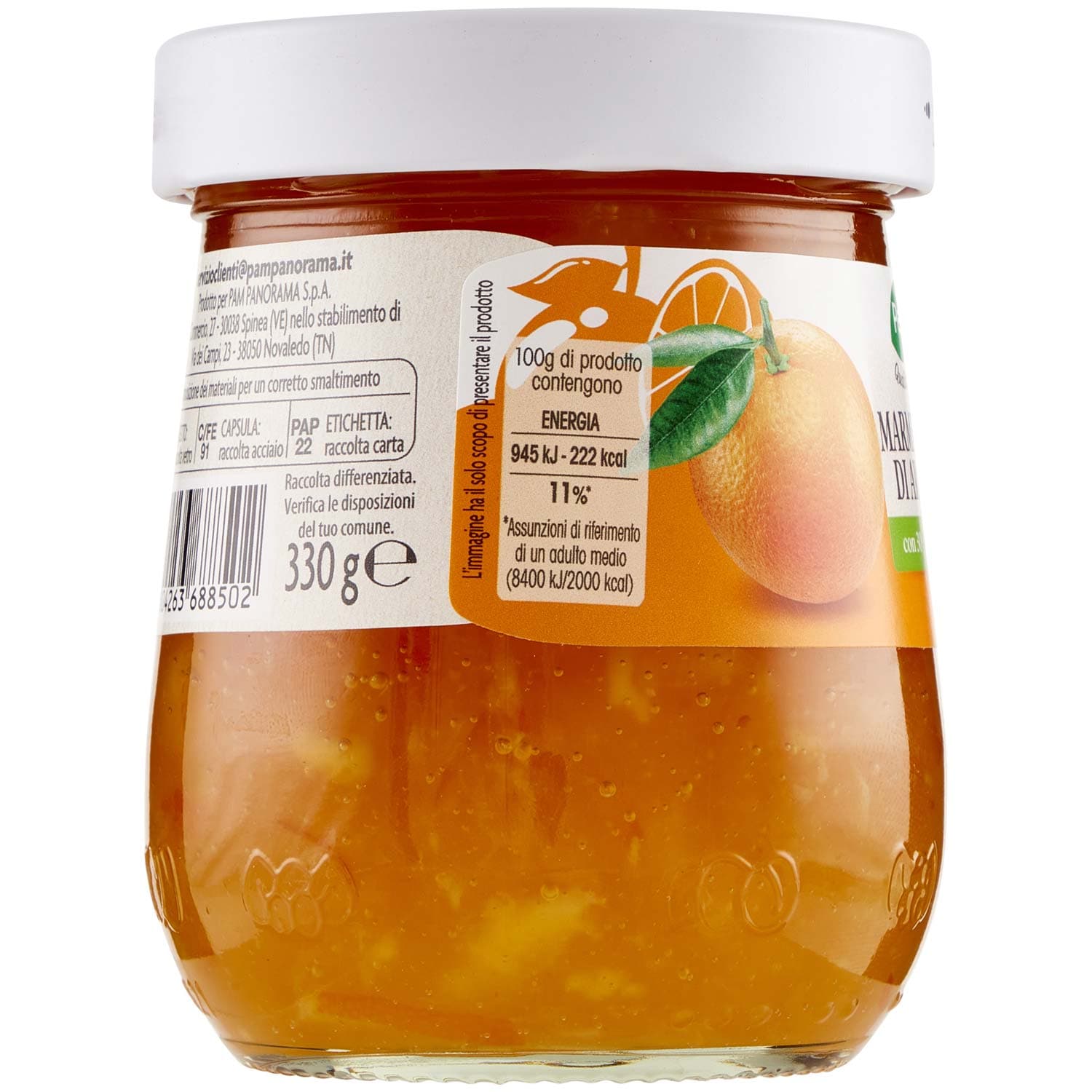 PAM Qualità per te Marmellata di arance 330 g – immagine 4