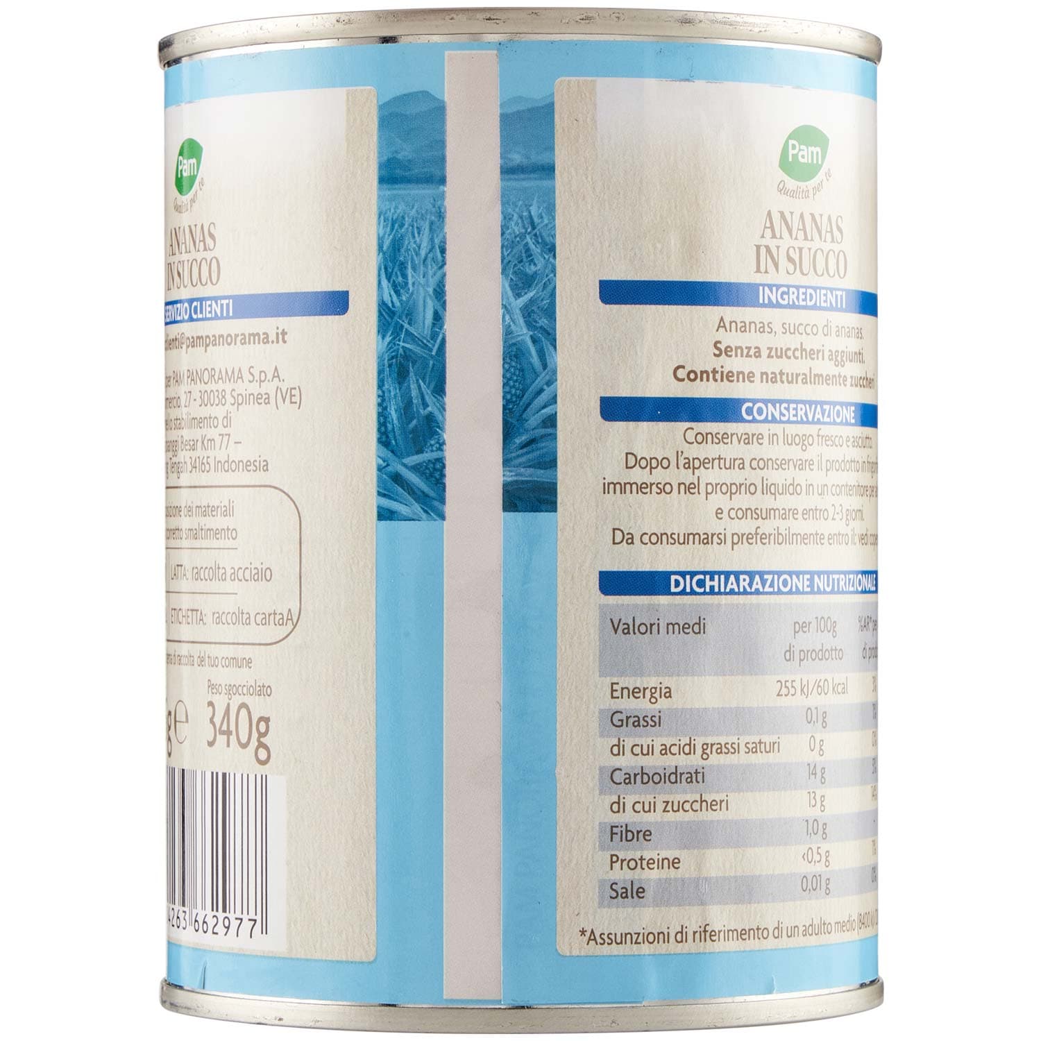 PAM Qualità per te Ananas a Fette al naturale 565 g – immagine 5
