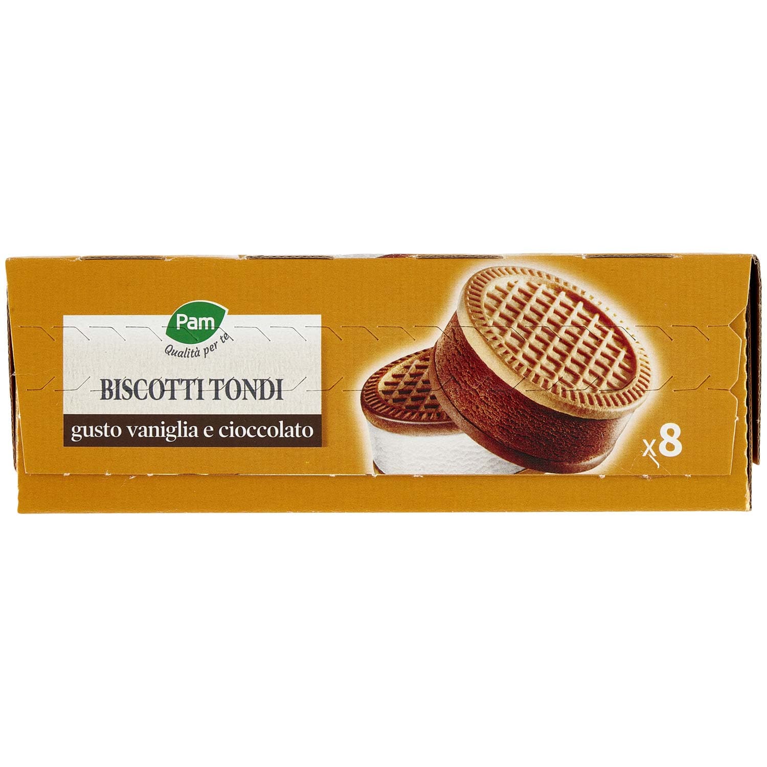 PAM Qualità per te Biscotti Tondi gusto vaniglia e cioccolato 8 x 35 g – immagine 8