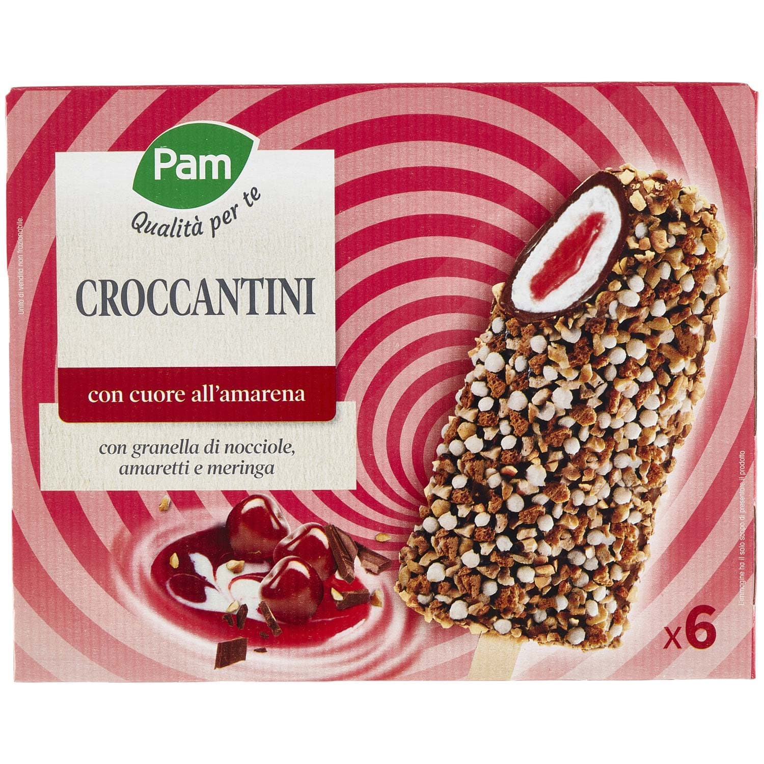 PAM Qualità per te Croccantini con cuore all'amarena 6 x 60 g – immagine 3