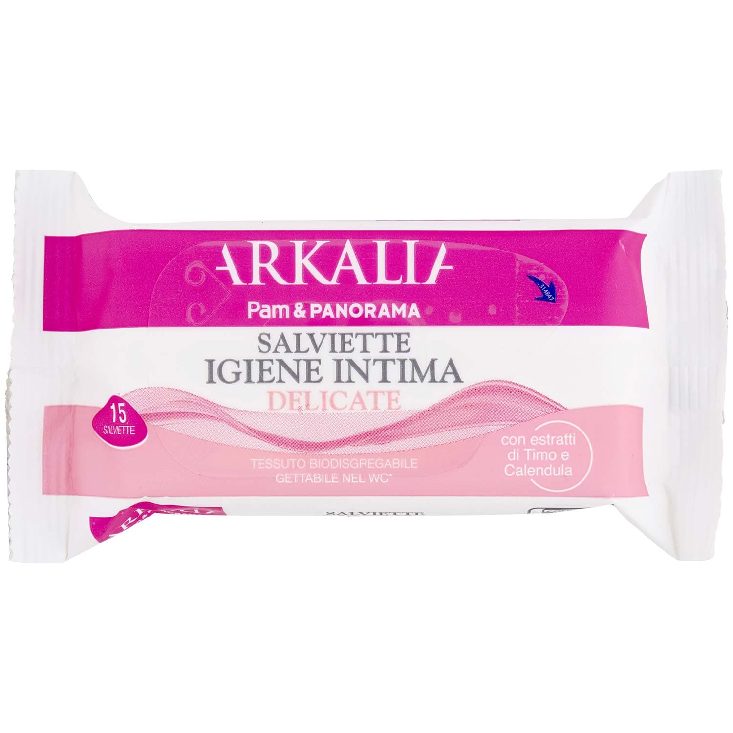 ARKALIA Salviette Igiene Intima Delicate con estratti di Timo e Calendula 15 pz – immagine 3