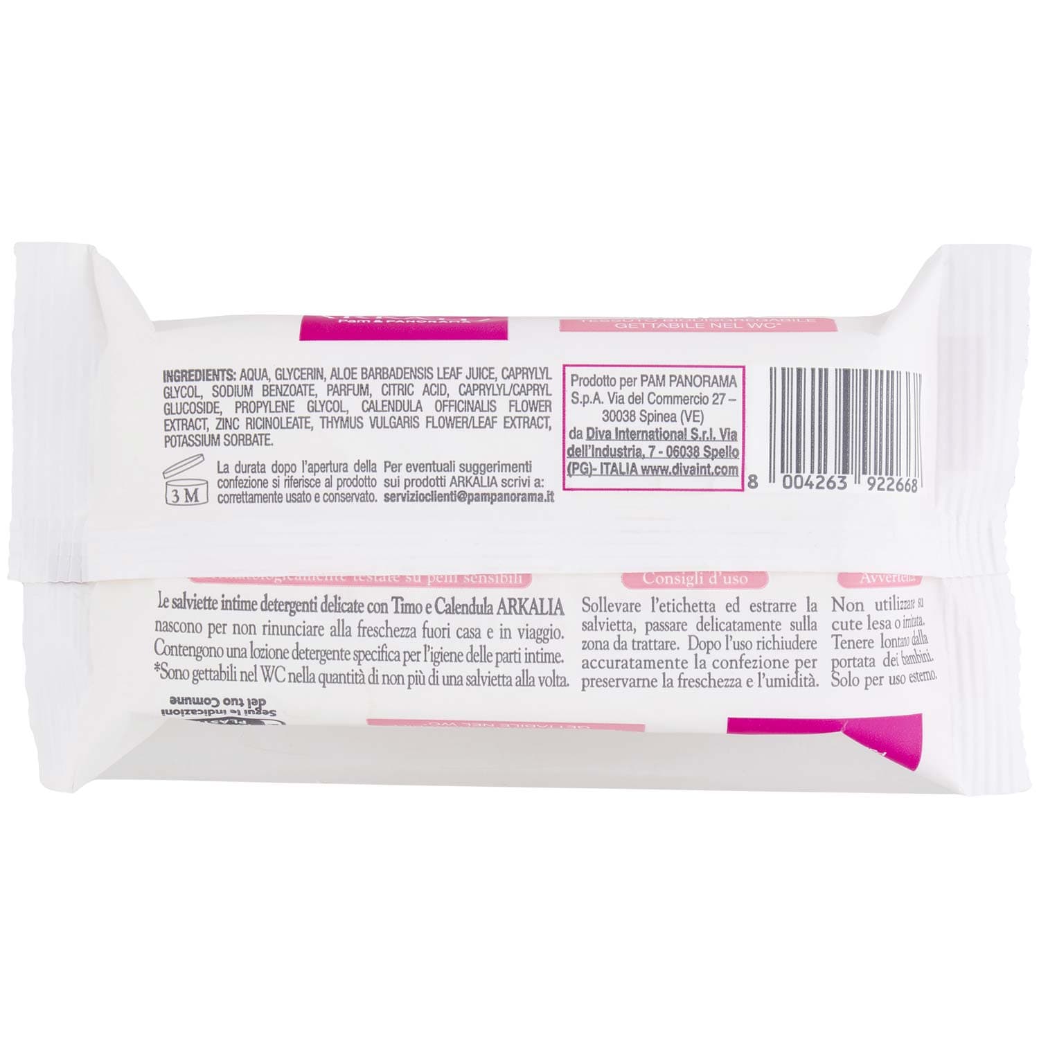 ARKALIA Salviette Igiene Intima Delicate con estratti di Timo e Calendula 15 pz – immagine 5