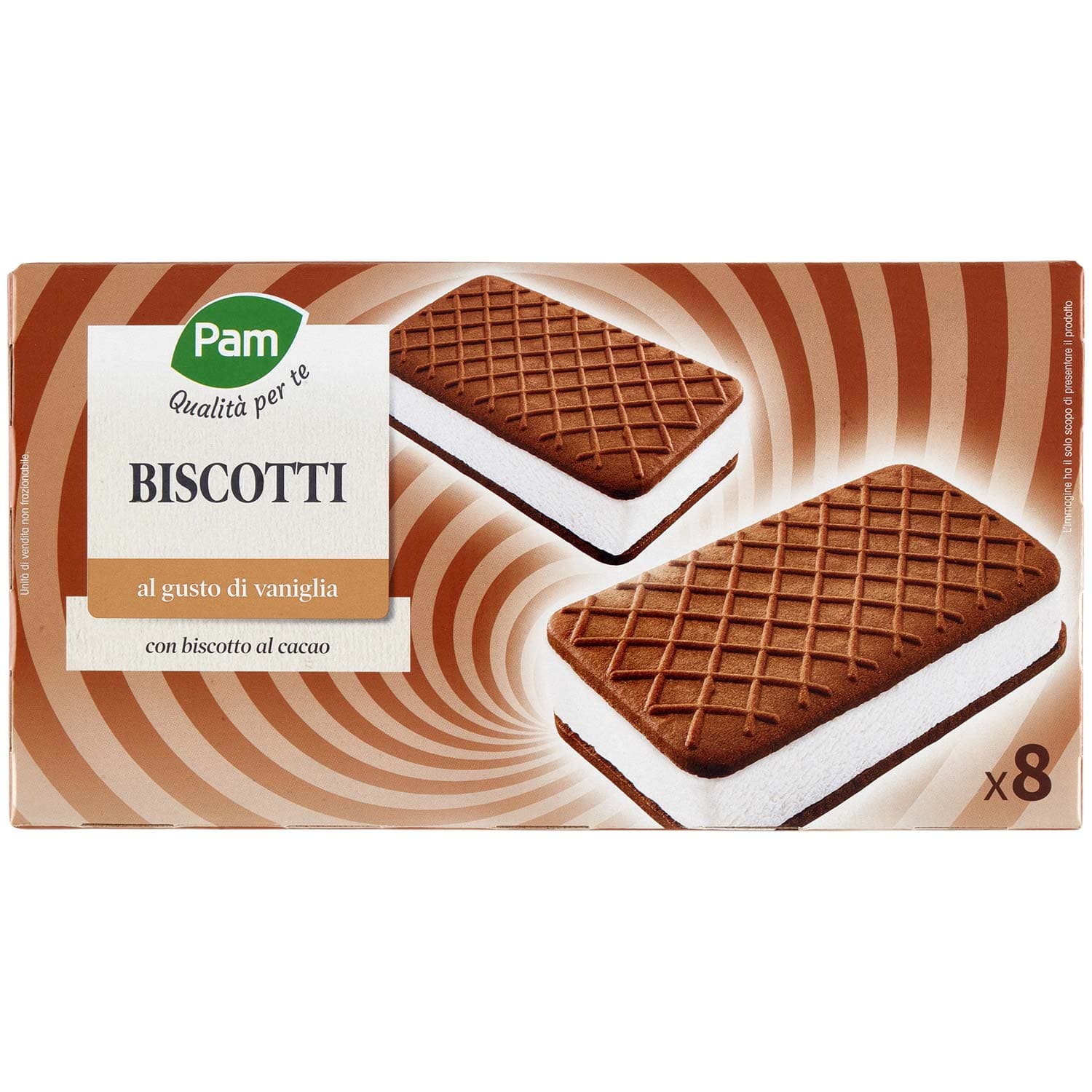 PAM Qualità per te Biscotti al gusto di vaniglia 8 x 50 g – immagine 3