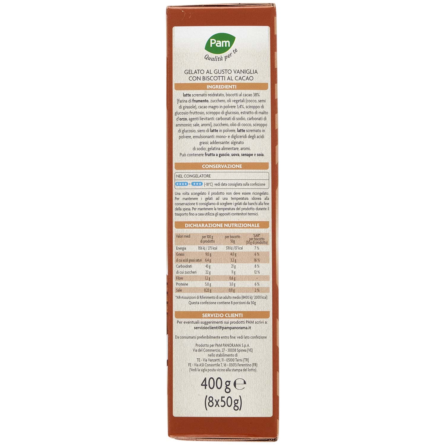 PAM Qualità per te Biscotti al gusto di vaniglia 8 x 50 g – immagine 7
