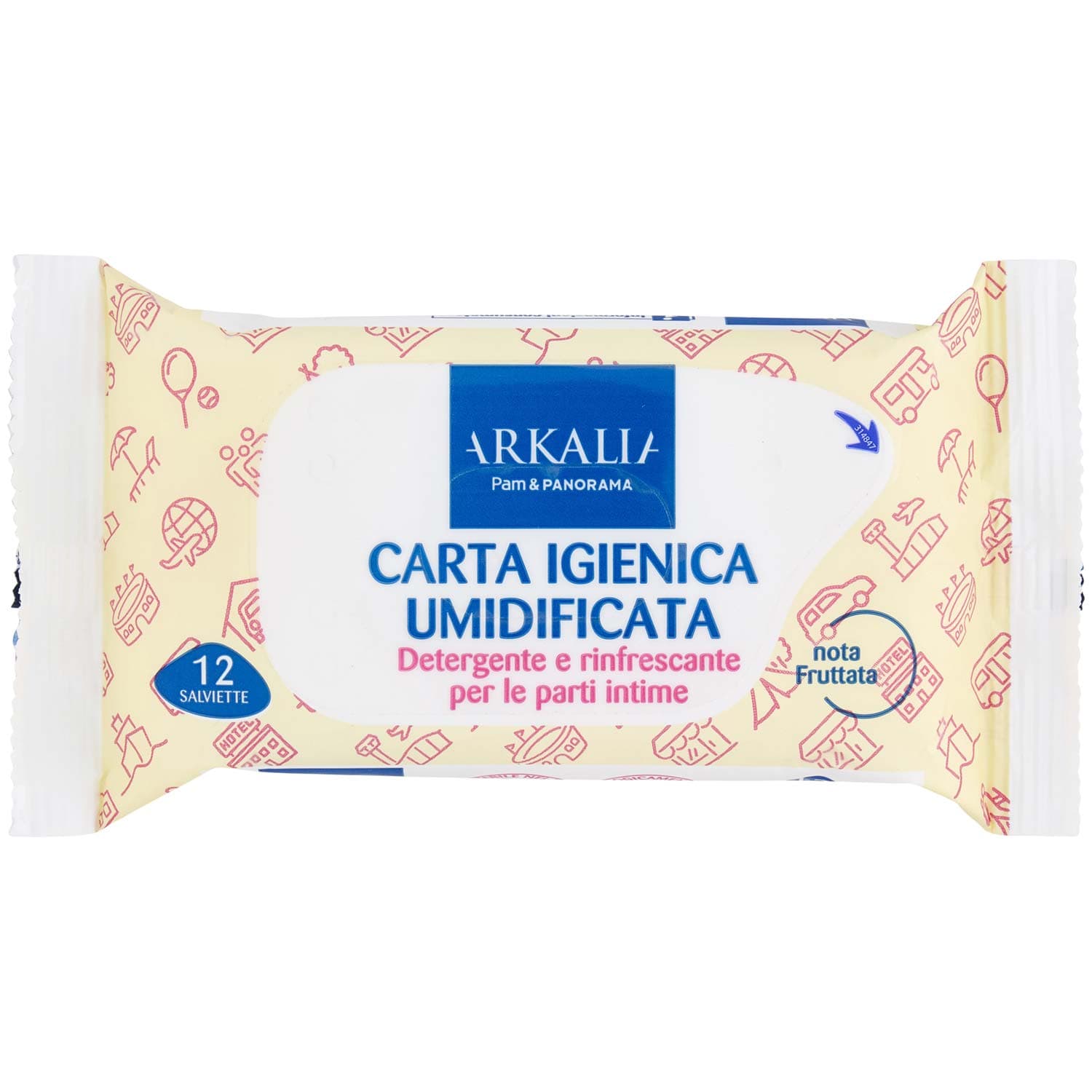 ARKALIA Carta Igienica Umidificata nota Fruttata 12 pz – immagine 3