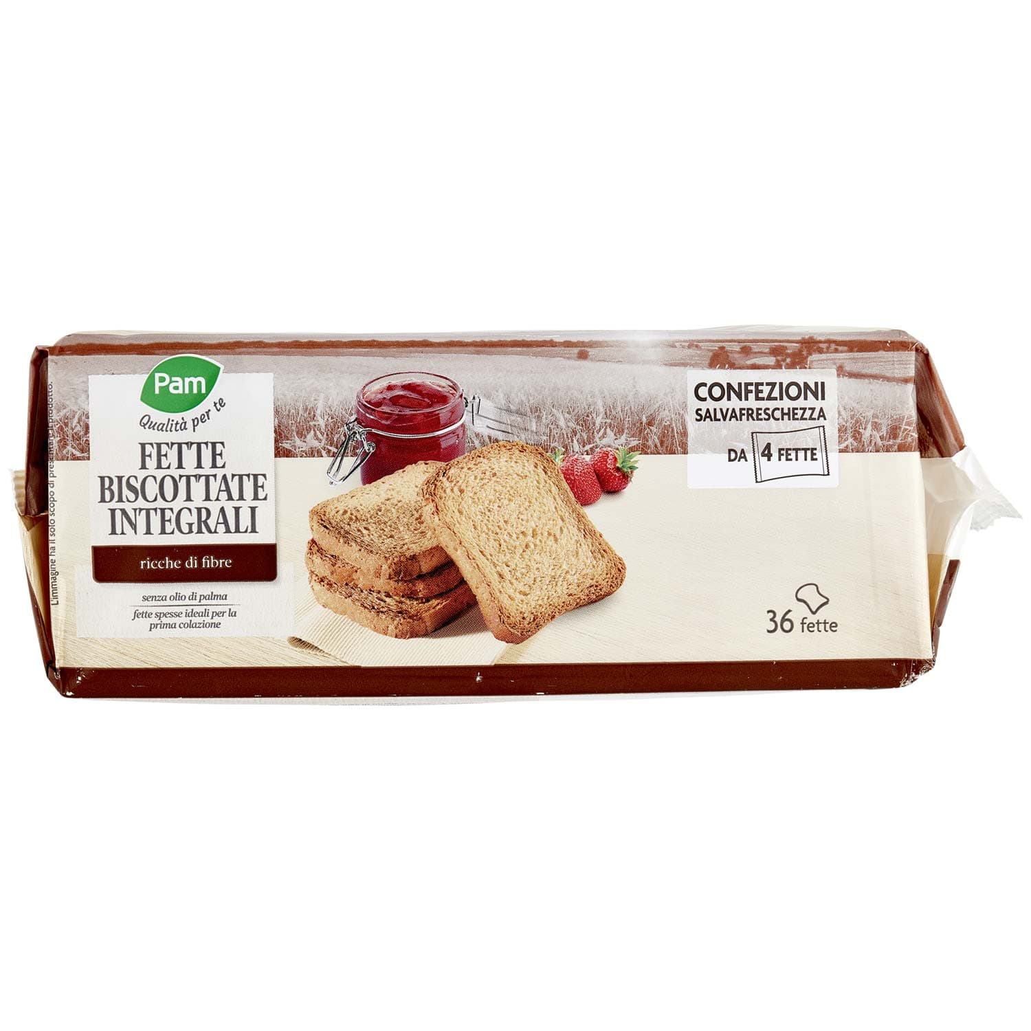 PAM Qualità per te Fette Biscottate Integrali 9 x 36 g – immagine 8