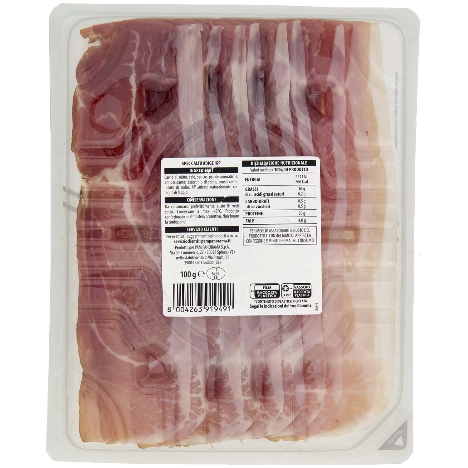 TESORI DELL'ARCA Speck Alto Adige IGP 100 g – immagine 5
