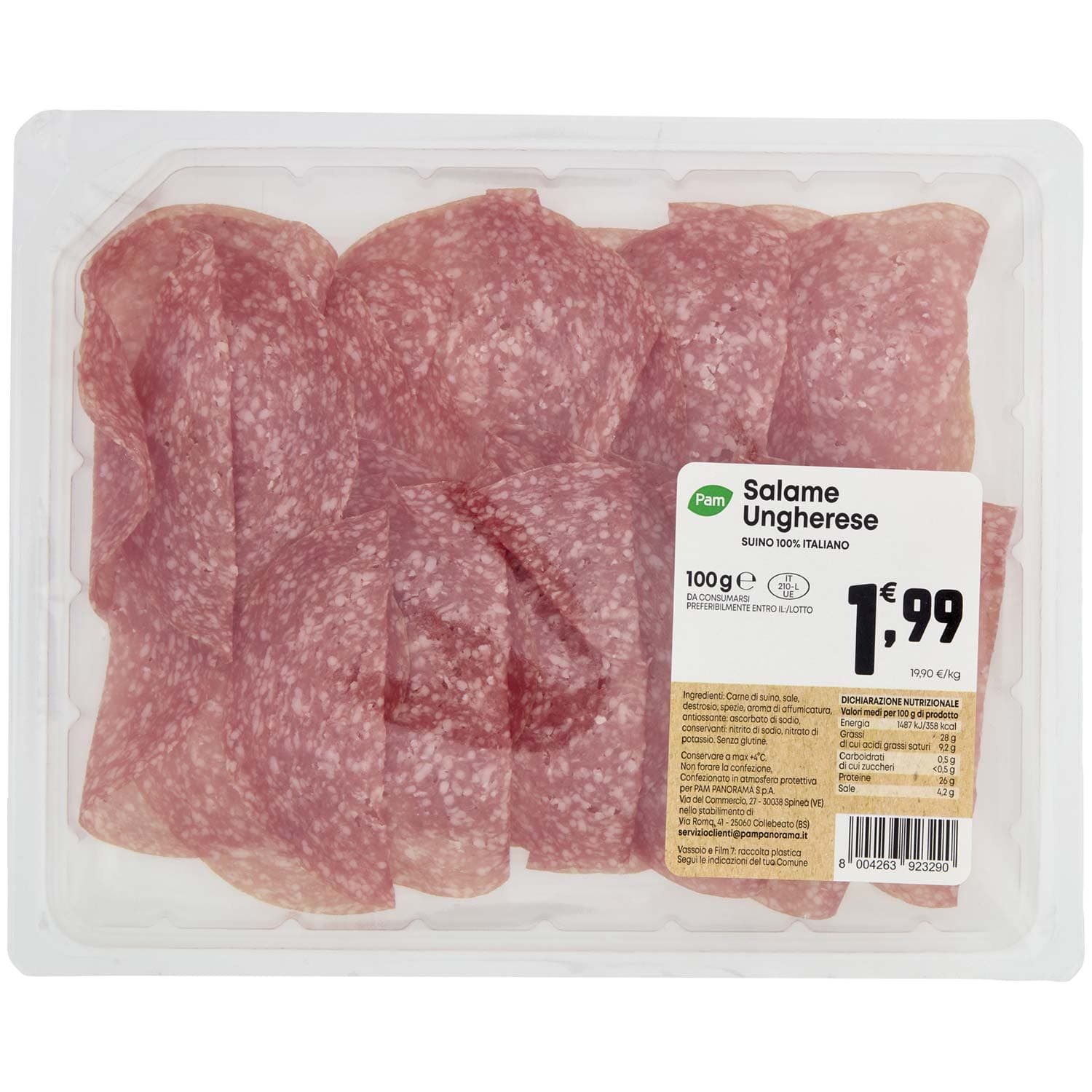 PAM Salame Ungherese 100 g – immagine 3