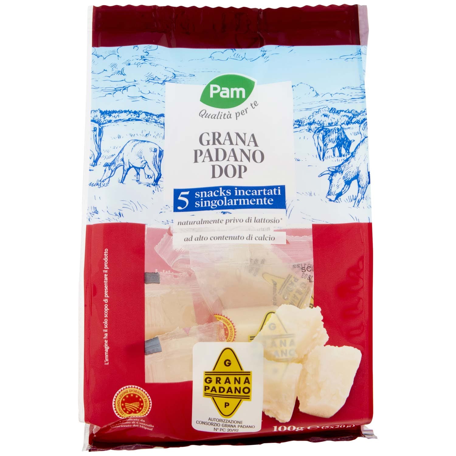 PAM PANORAMA Grana Padano DOP Snack 100 g – immagine 5