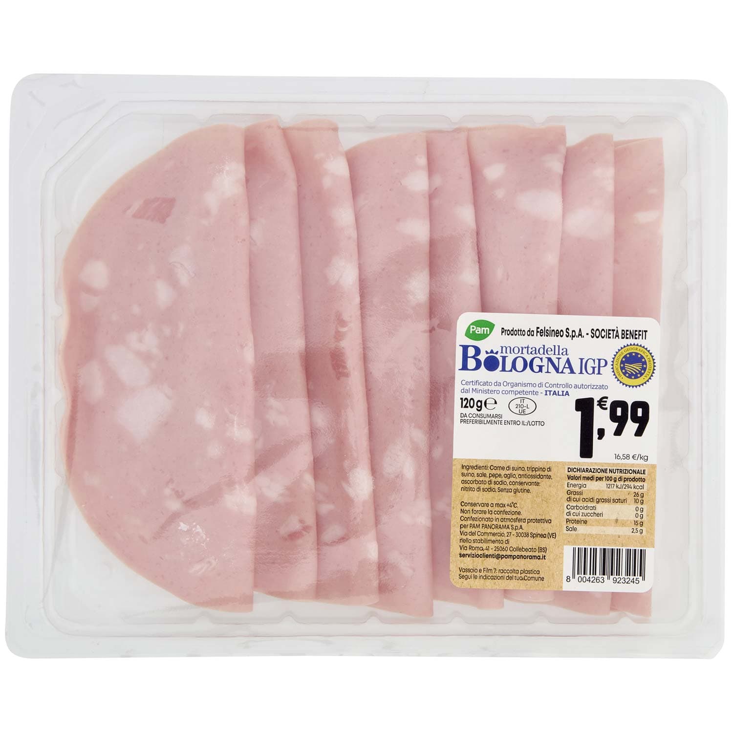 PAM mortadella Bologna IGP 120 g – immagine 3