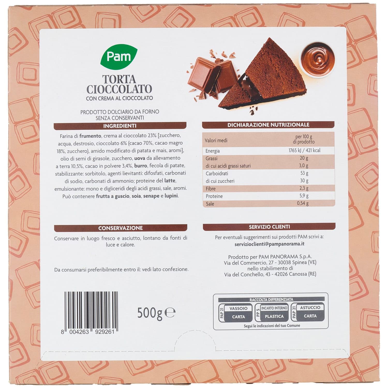 PAM PANORAMA Torta al cioccolato 500 g – immagine 5