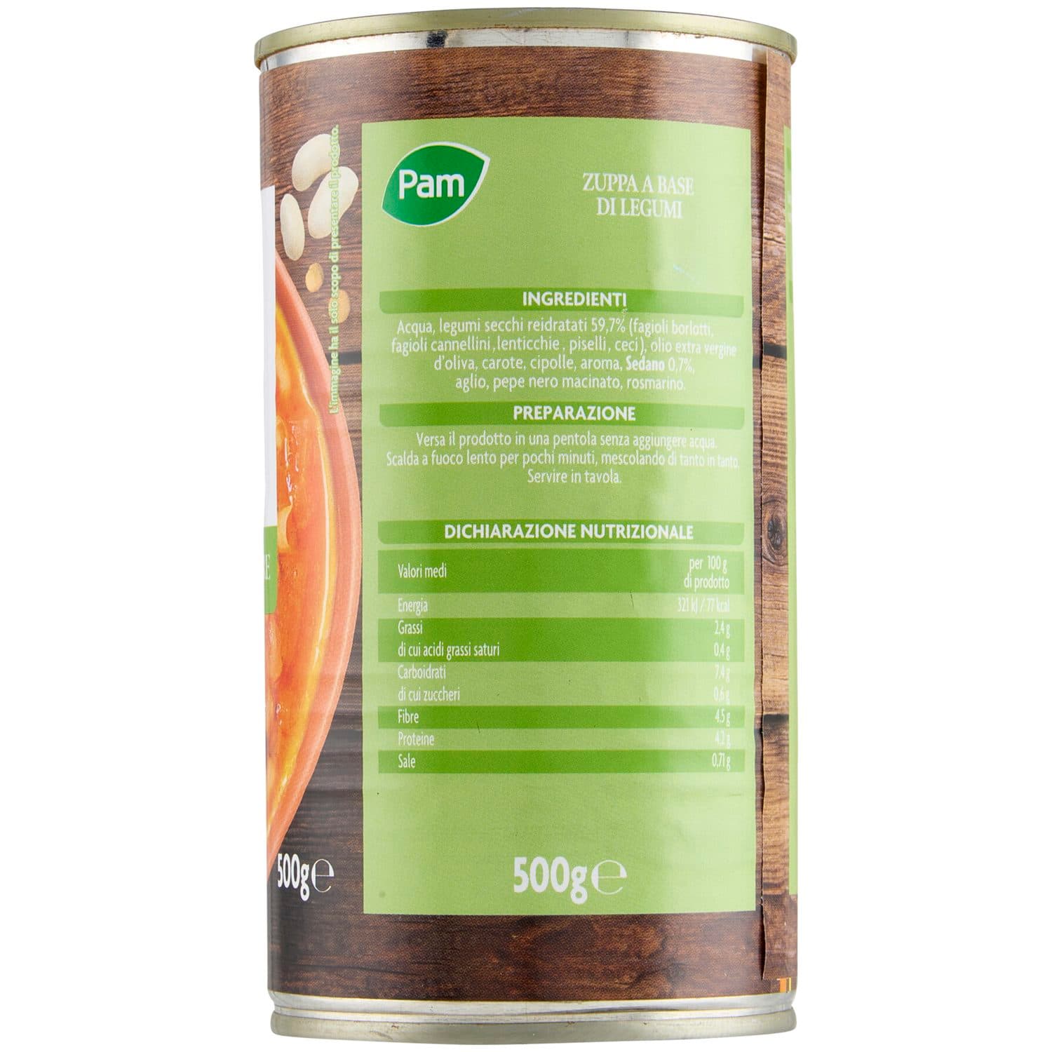 PAM Zuppa di Legumi 500 g – immagine 6