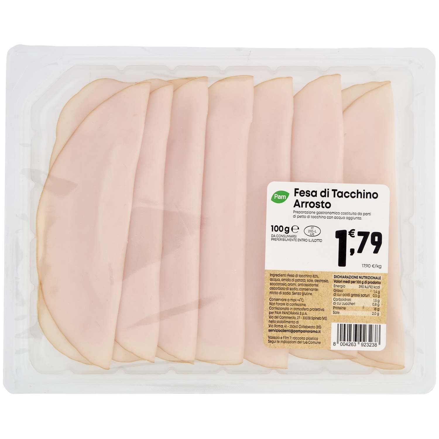 PAM Fesa di Tacchino Arrosto 100 g – immagine 3