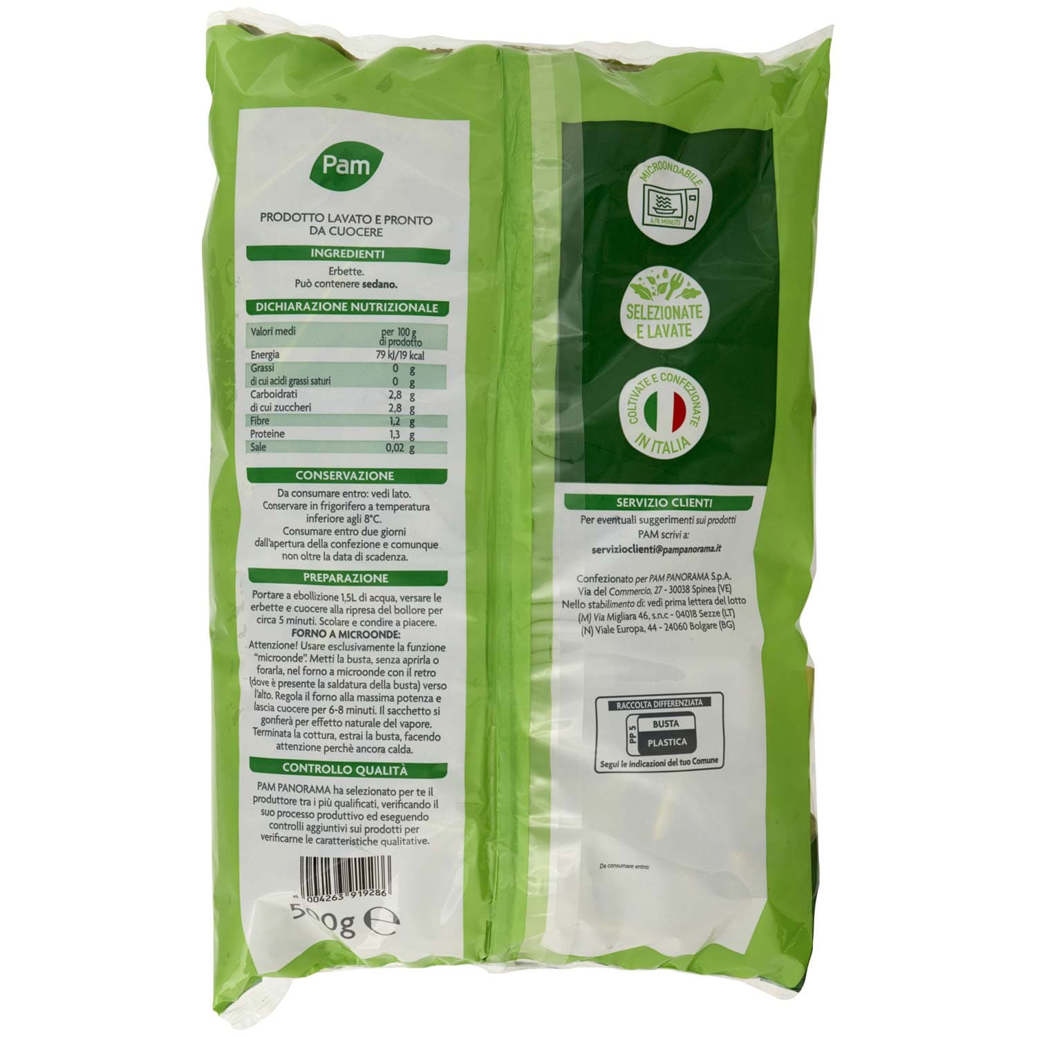 PAM Erbette 500 g – immagine 5