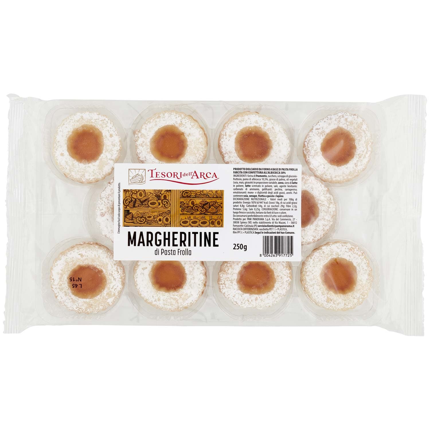 TESORI DELL'ARCA Margheritine di Pasta Frolla 250 g – immagine 3