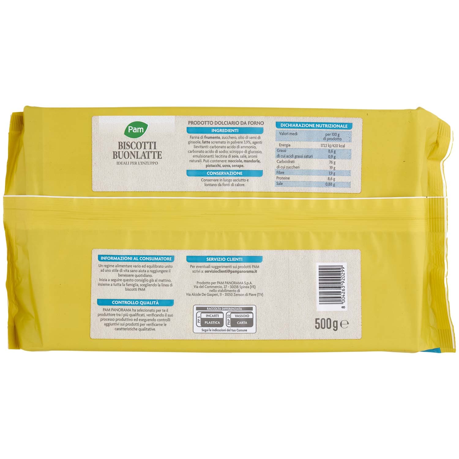 PAM Biscotti Buonlatte 500 g – immagine 5