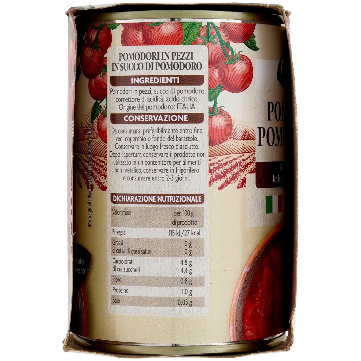 PAM PANORAMA Polpa di Pomodoro 1200g (400g x 3) – immagine 4