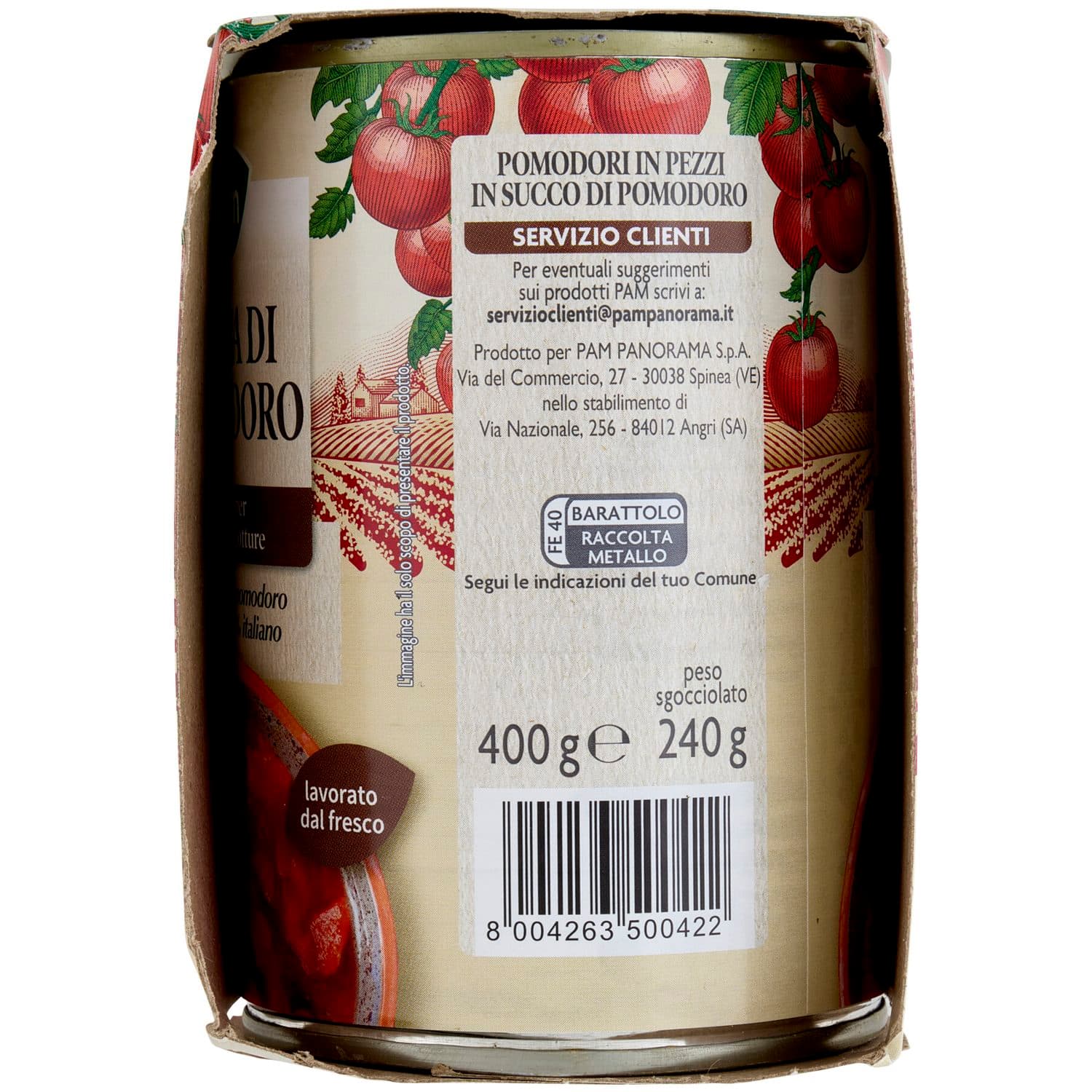 PAM PANORAMA Polpa di Pomodoro 1200g (400g x 3) – immagine 6