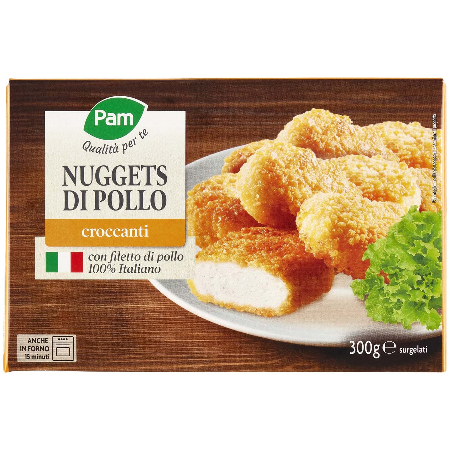 PAM Qualità per te Nuggets di Pollo croccanti surgelati 300 g – immagine 3