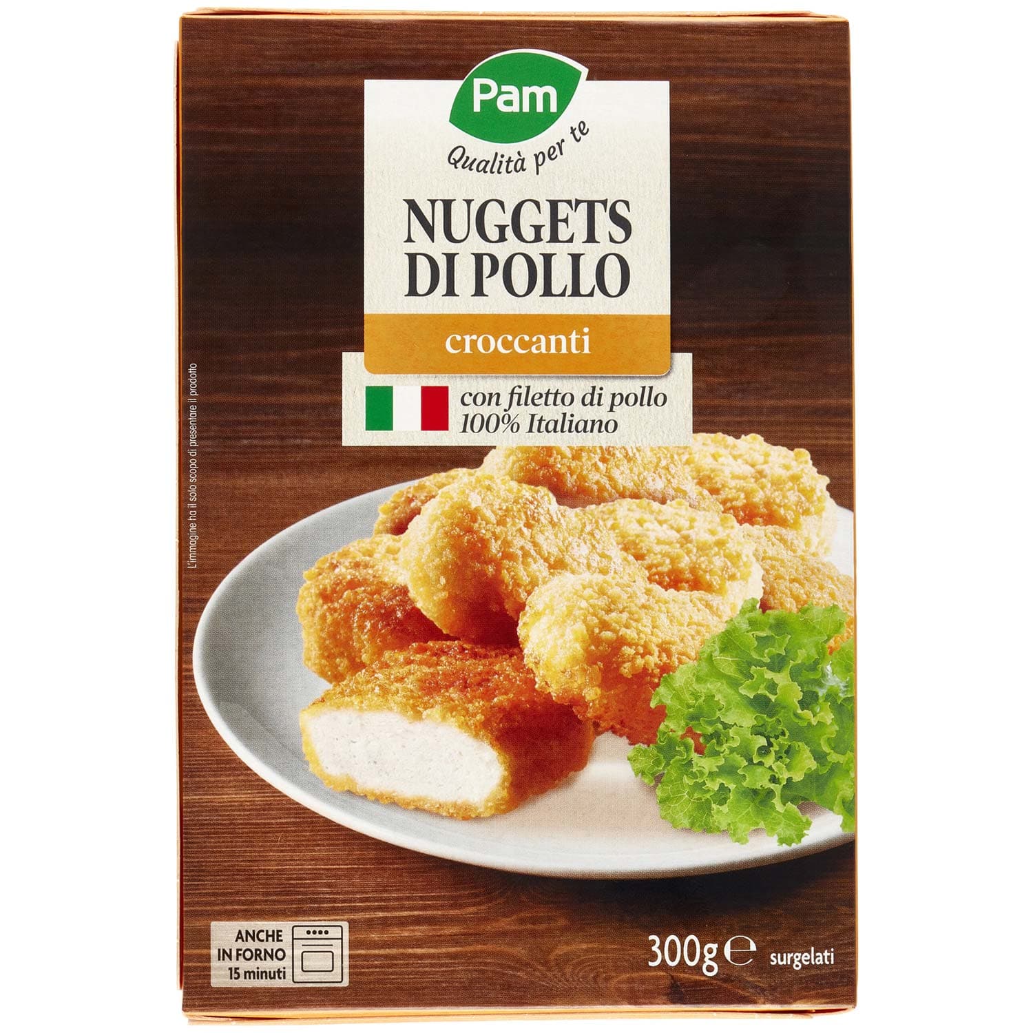PAM Qualità per te Nuggets di Pollo croccanti surgelati 300 g – immagine 5