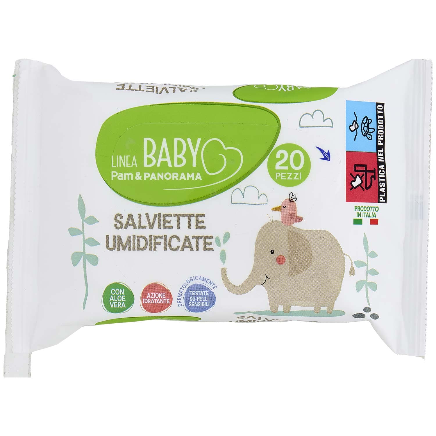 PAM PANORAMA Linea Baby Salviette Umidificate 20 pz – immagine 3