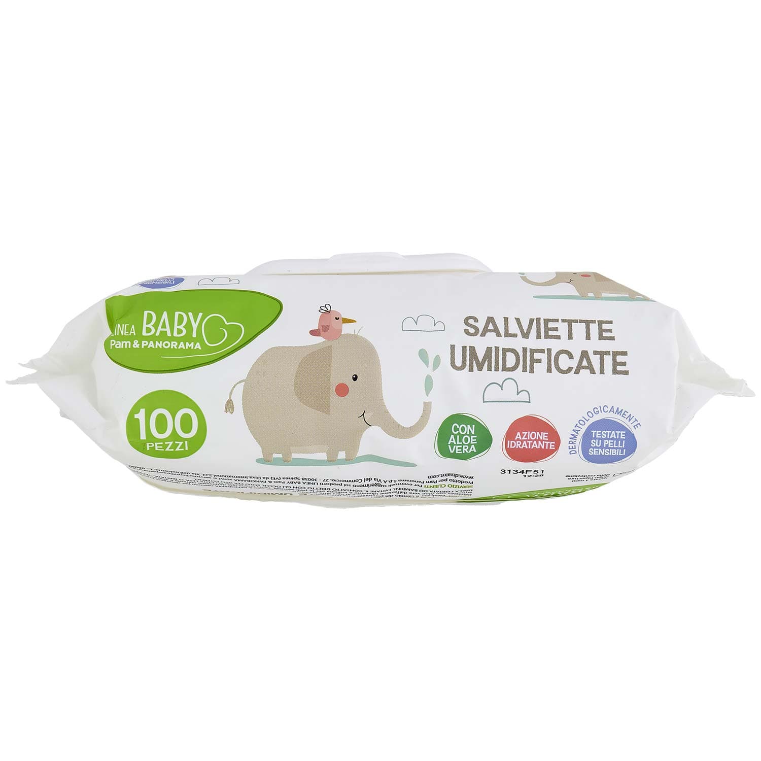 PAM PANORAMA Linea Baby Salviette Umidificate 100 pz – immagine 8