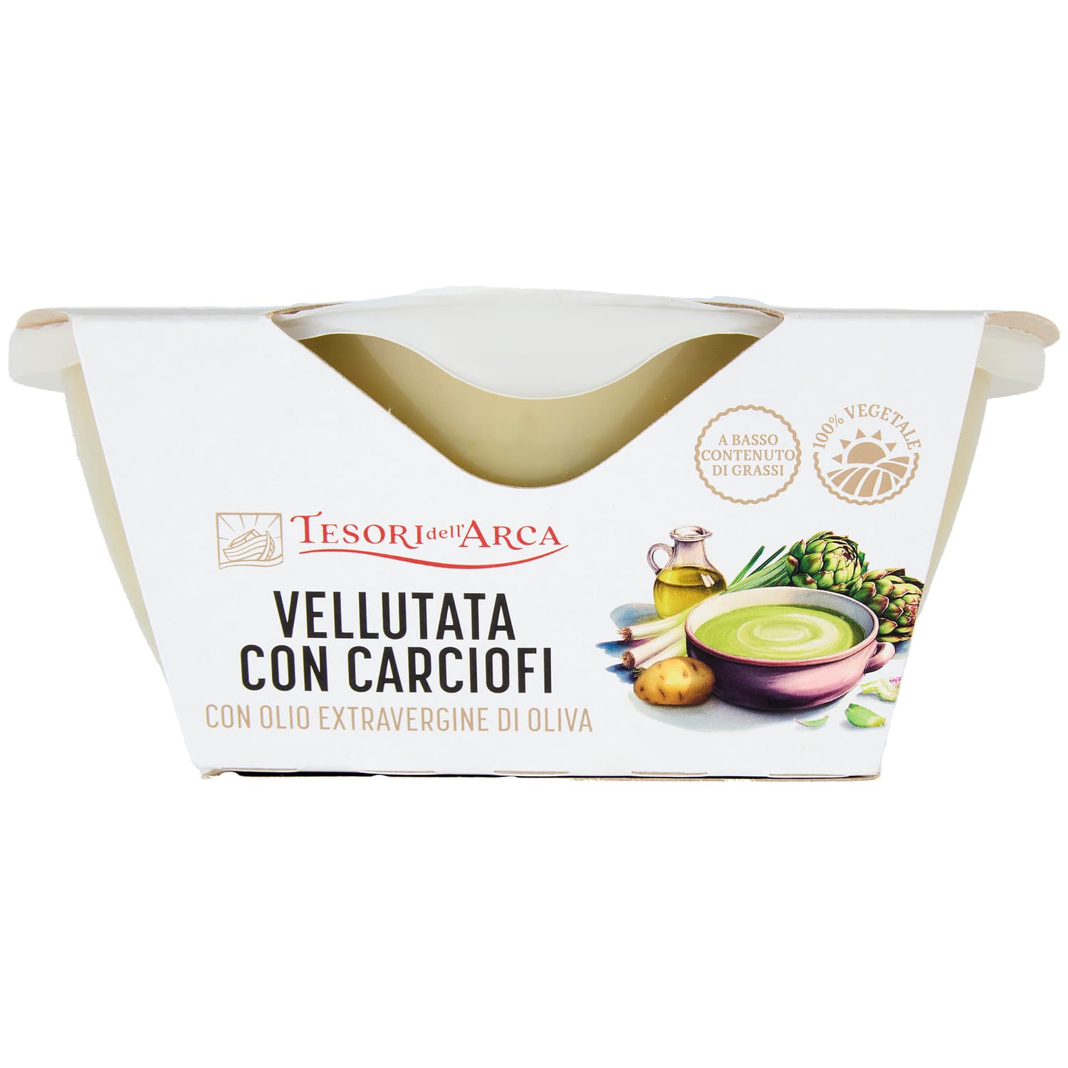 TESORI DELL'ARCA Vellutata con Carciofi con Olio Extravergine di Oliva 350 g – immagine 8