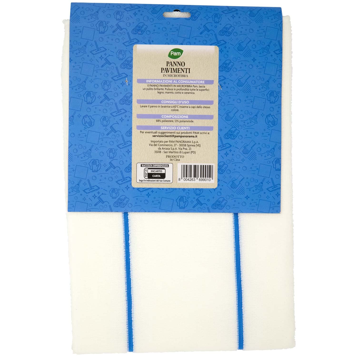 PAM Panno Pavimenti in Microfibra 45 x 65 cm 1 pz – immagine 5
