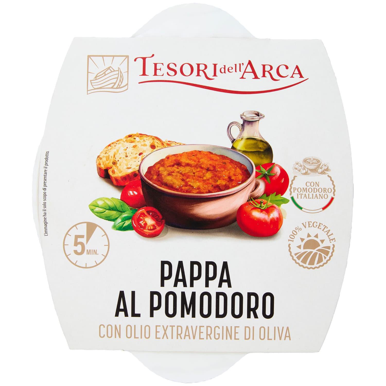 TESORI DELL'ARCA Pappa al Pomodoro con Olio Extravergine di Oliva 350 g – immagine 3