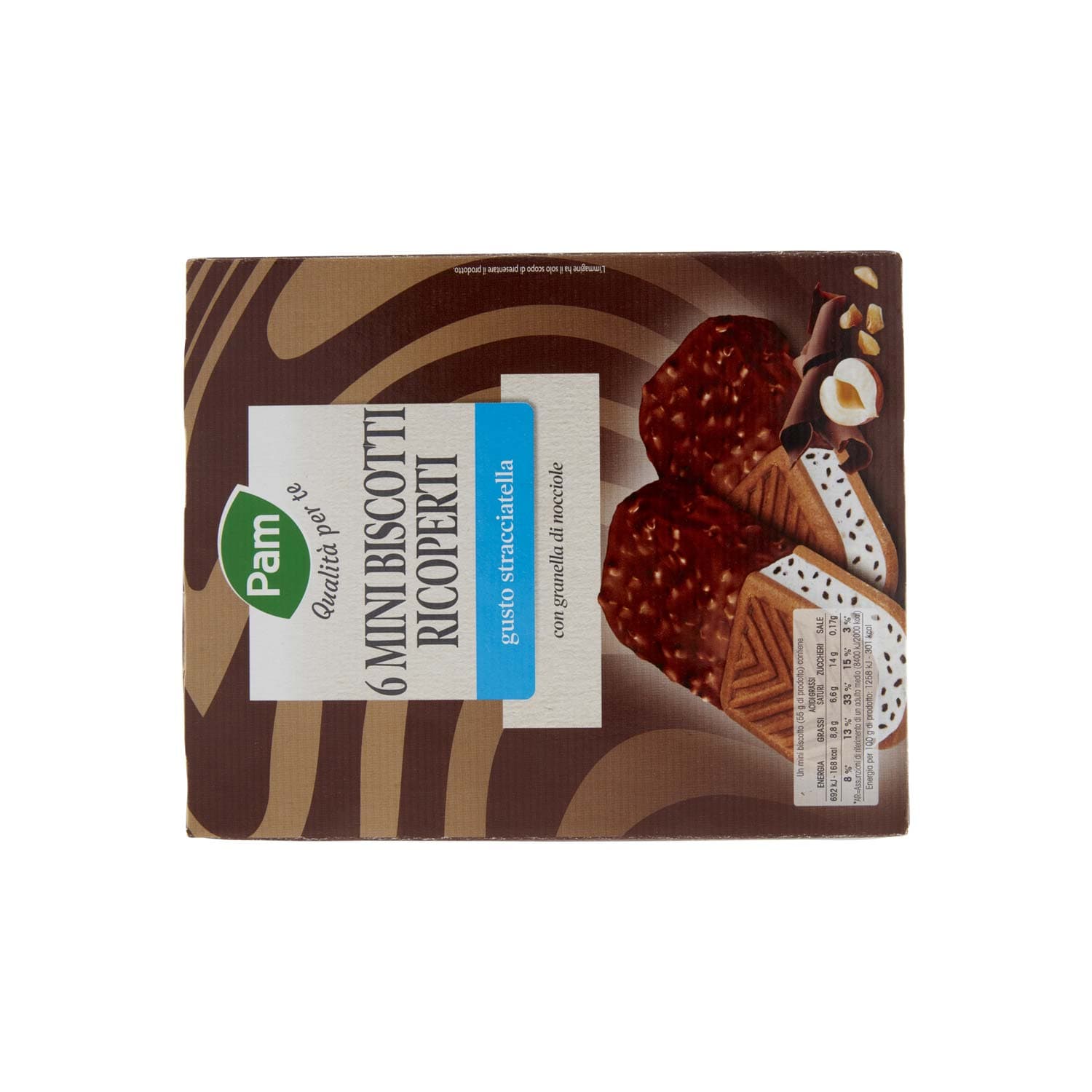 PAM Qualità per te 6 Mini Biscotti Ricoperti gusto stracciatella 6 x 55 g – immagine 5