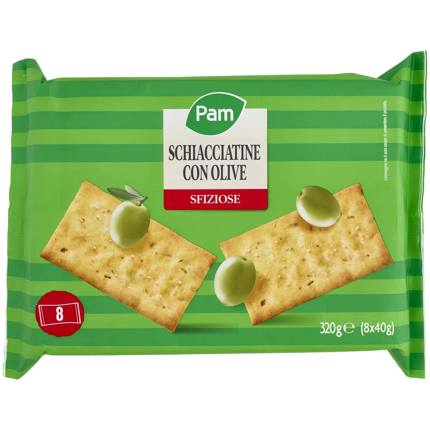 Schiacciatine con Olive 8 x 40 g – immagine 3