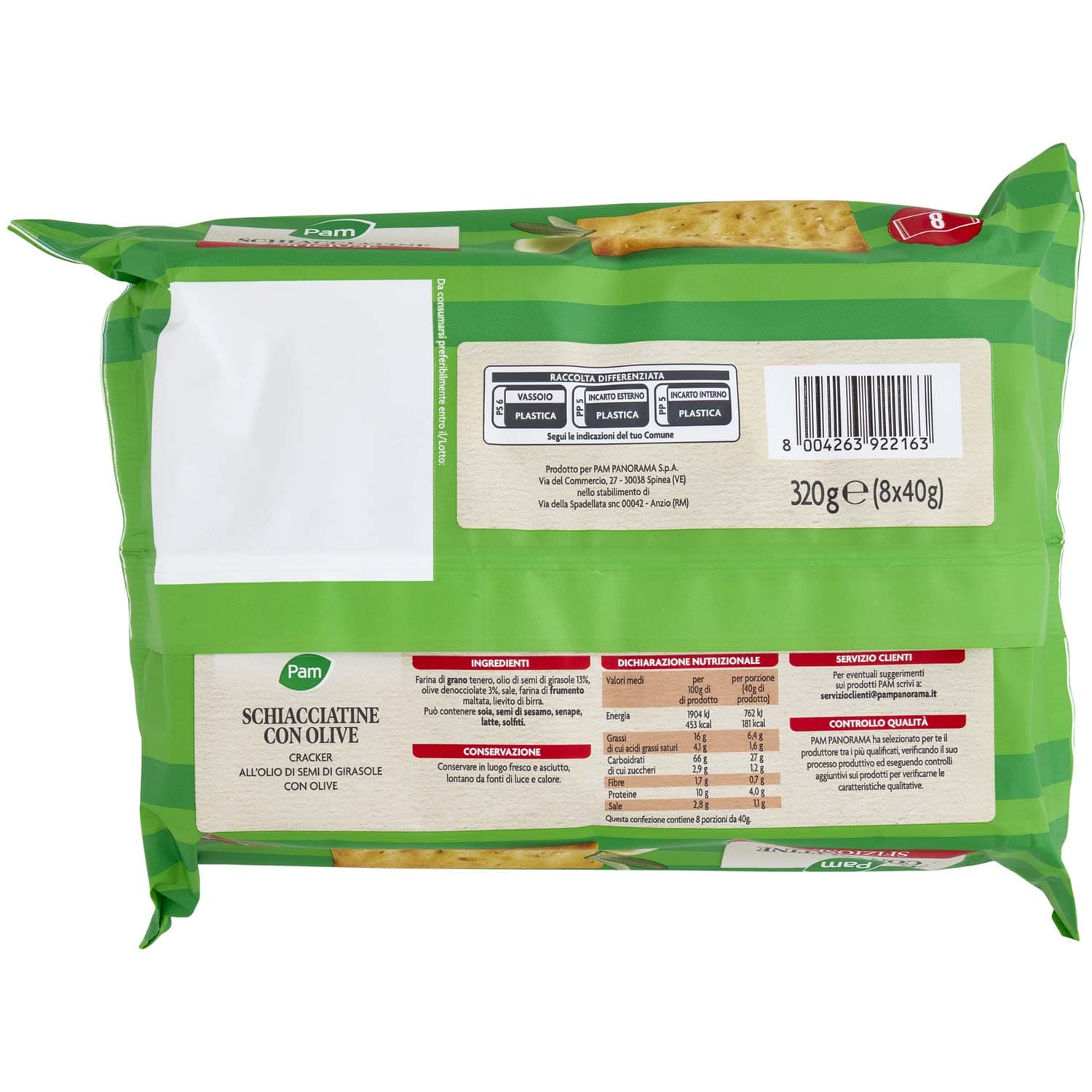Schiacciatine con Olive 8 x 40 g – immagine 5