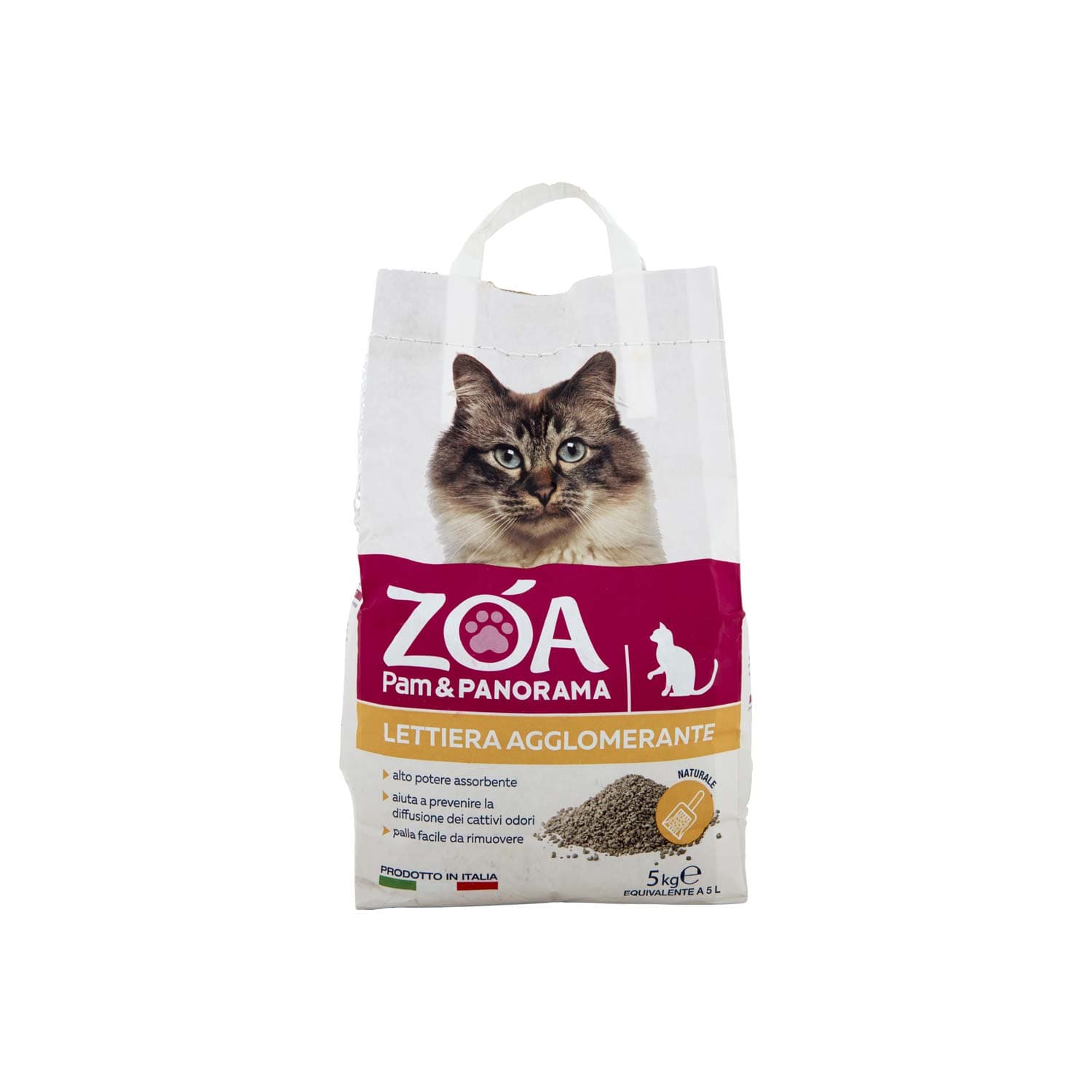 PAM PANORAMA Zóa Lettiera Agglomerante 5 kg – immagine 3