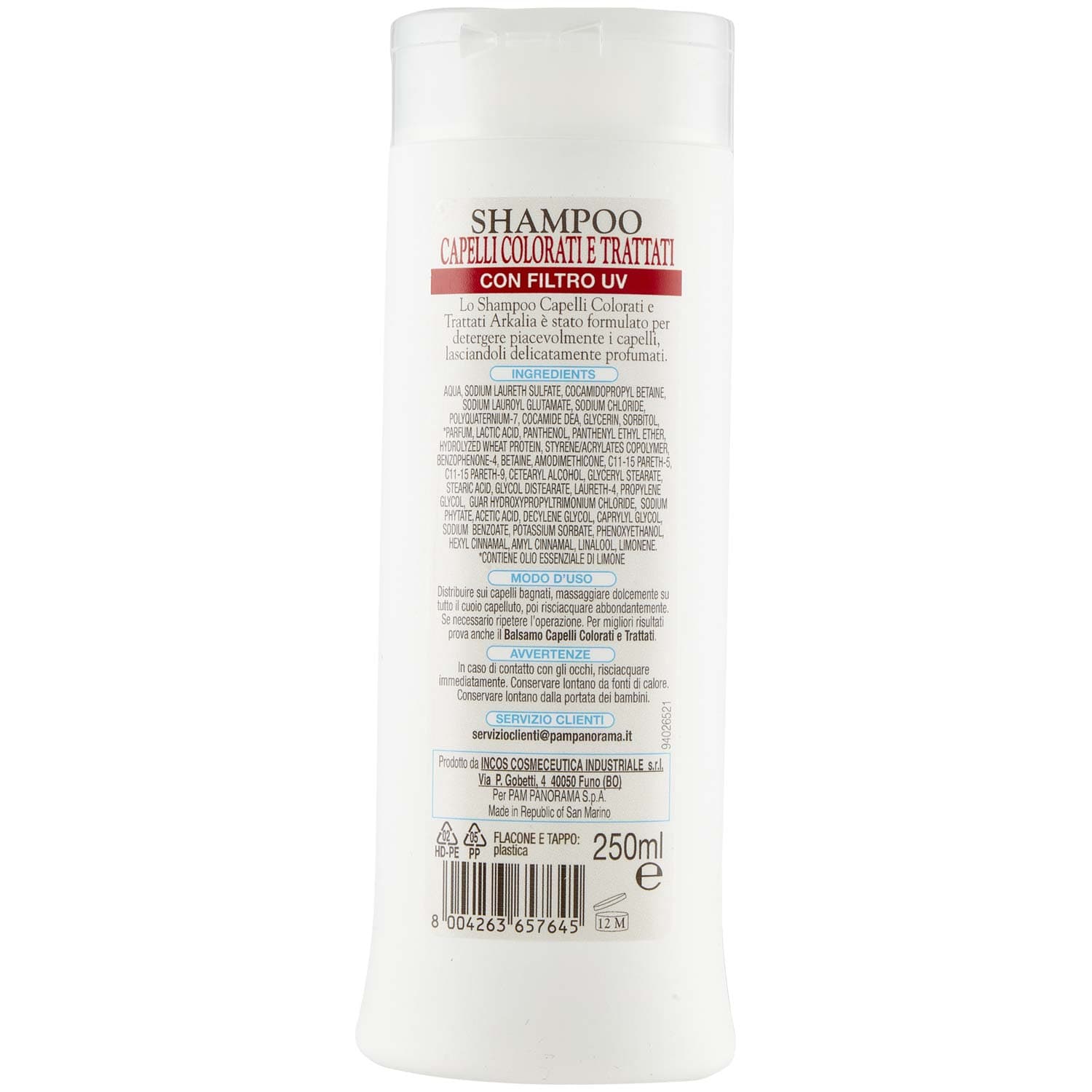 ARKALIA Shampoo Capelli Colorati e Trattati 250 ml – immagine 5