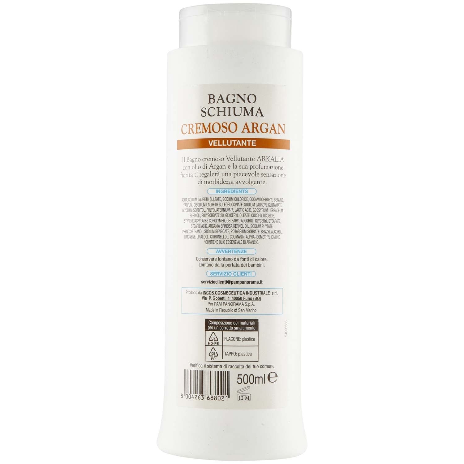 ARKALIA Bagno Schiuma Argan 500 ml – immagine 5