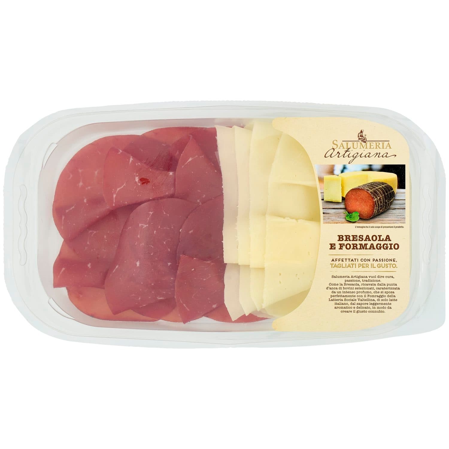 Salumeria Artigiana Bresaola e Formaggio 120 g – immagine 3