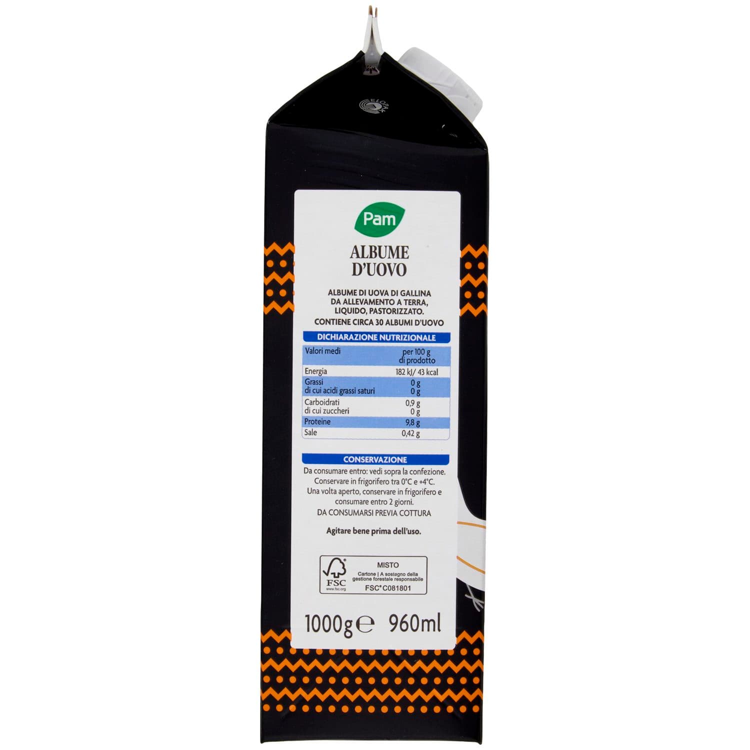 PAM Albume d'Uovo 1000 g – immagine 4