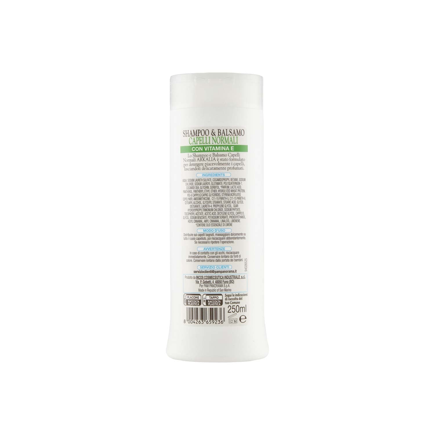 ARKALIA Shampoo&Balsamo Capelli Normali 250 ml – immagine 5