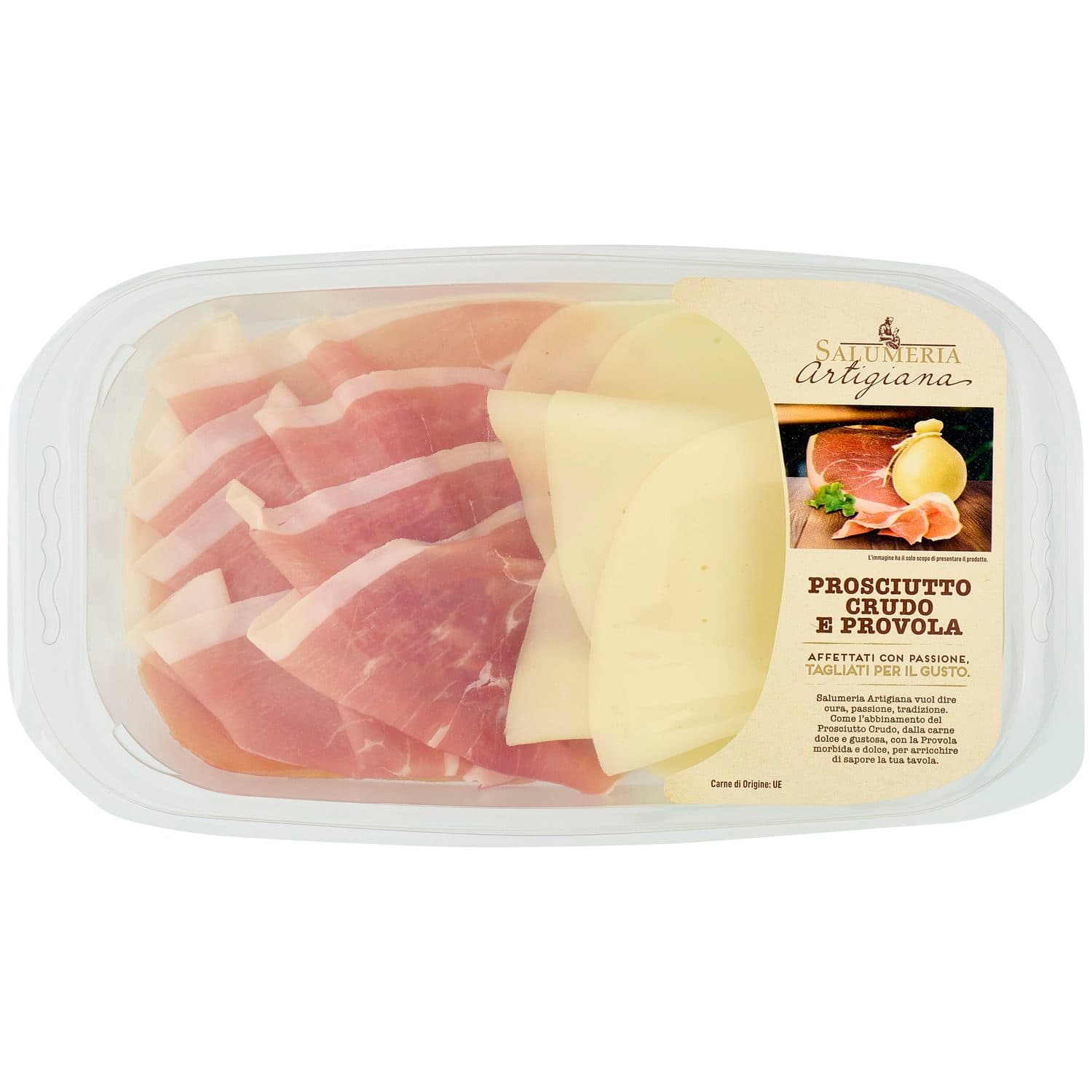 Salumeria Artigiana Prosciutto Crudo e Provola 120 g – immagine 3