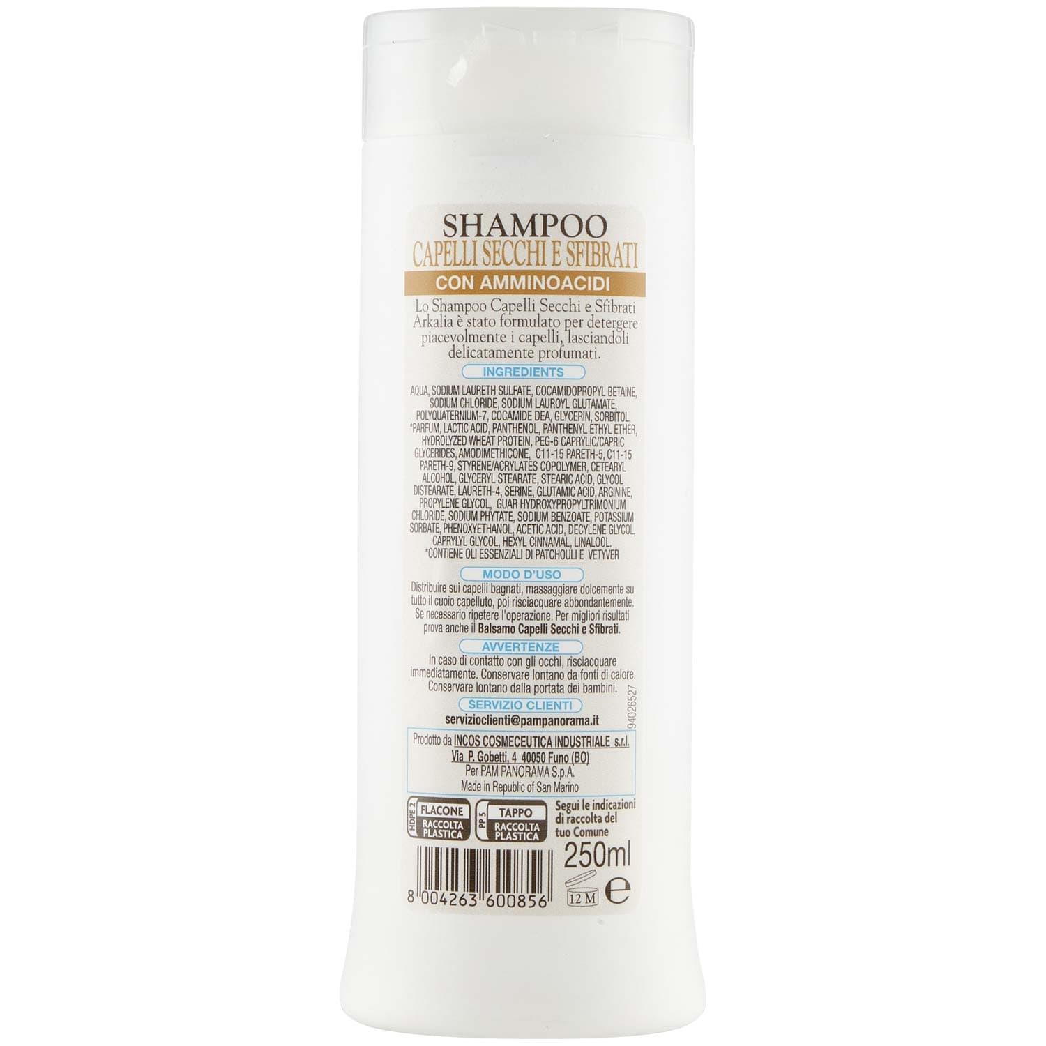 ARKALIA Shampoo Capelli Secchi e Sfibrati 250 ml – immagine 5