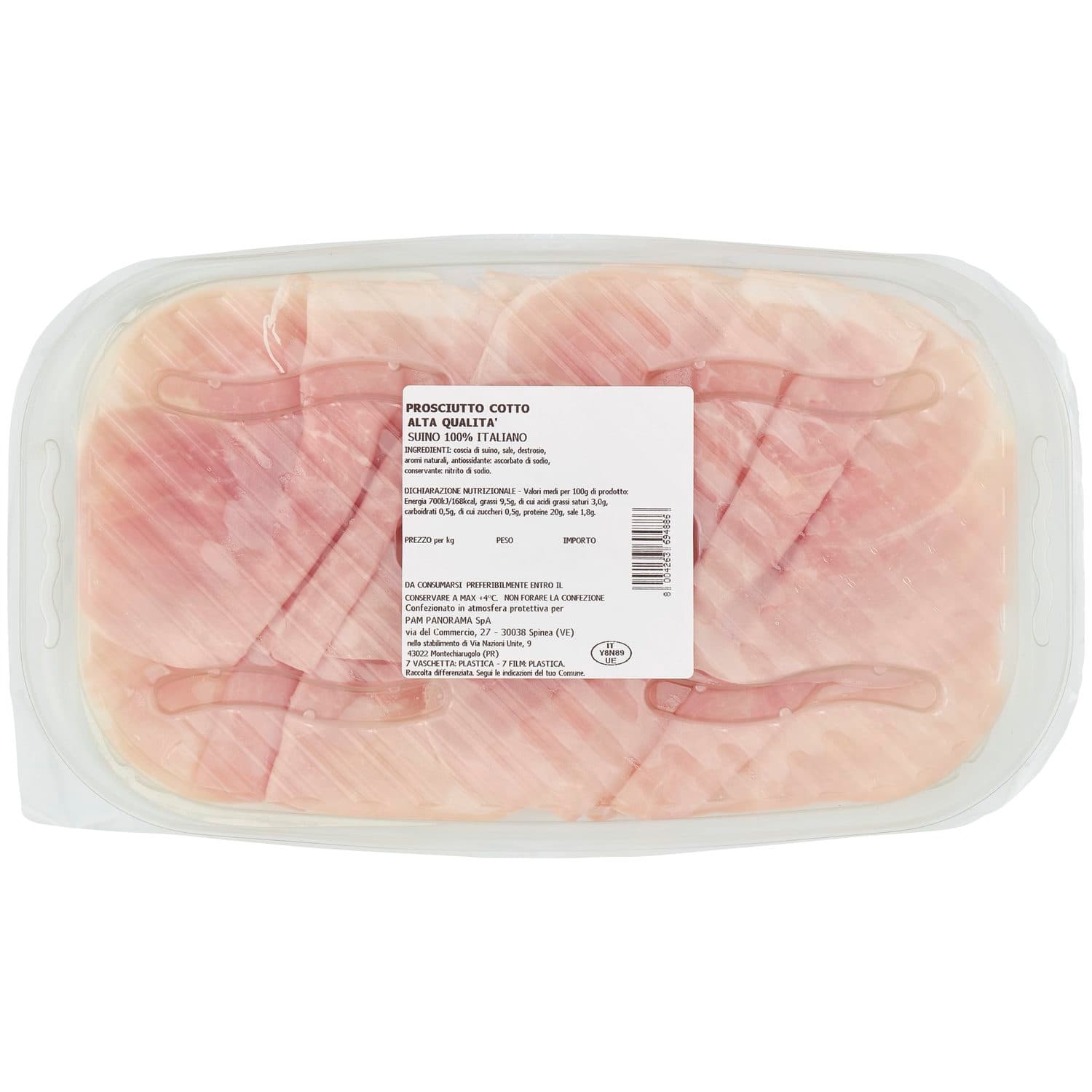 Salumeria Artigiana Prosciutto Cotto Alta Qualità 120 g – immagine 5
