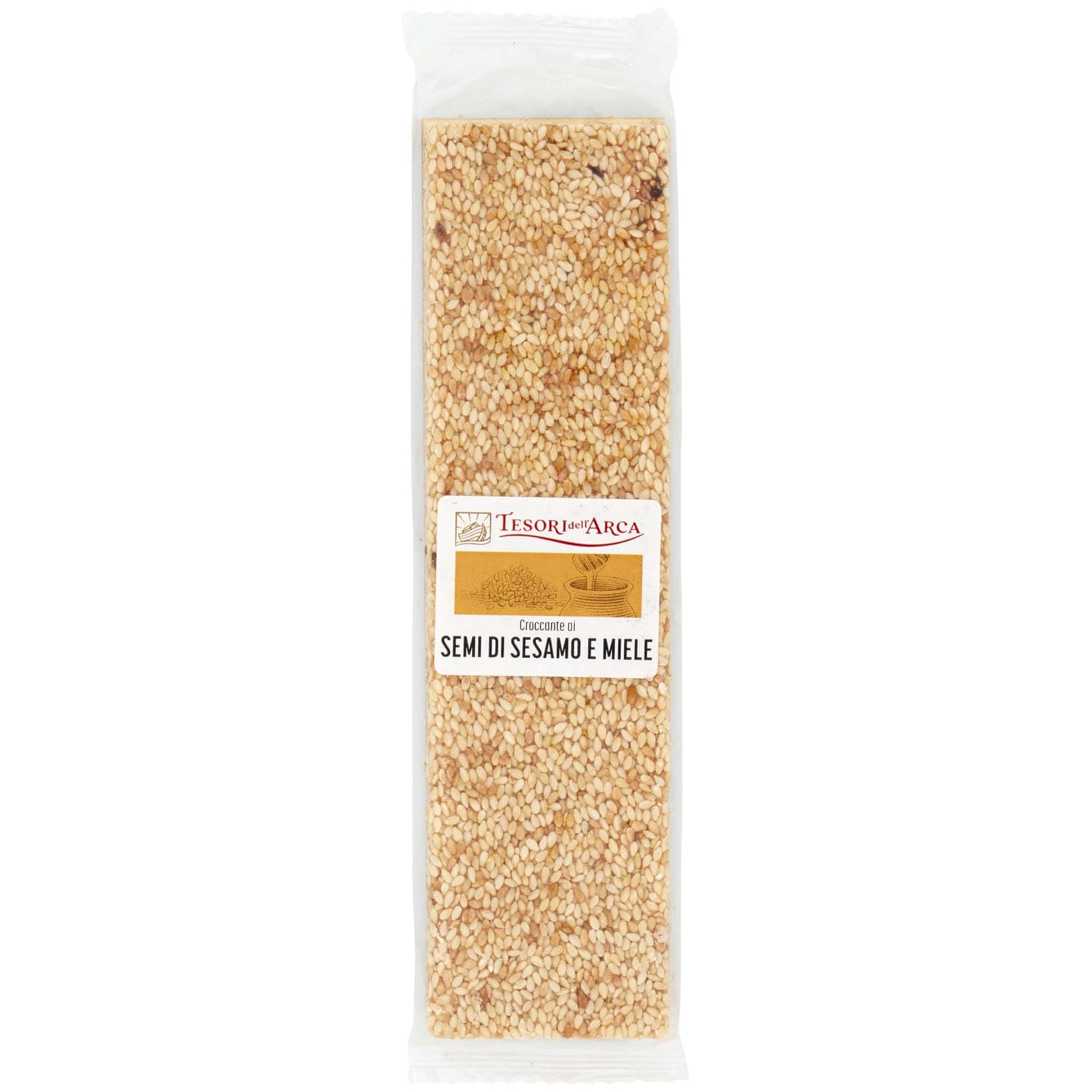 TESORI DELL'ARCA Croccante di Semi di Sesamo e Miele 100 g – immagine 3