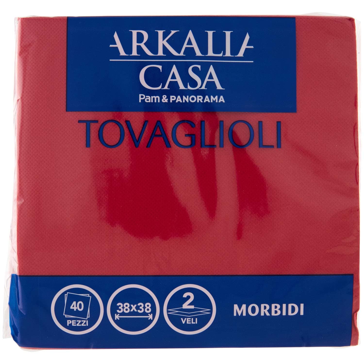 ARKALIA CASA Tovaglioli 2 Veli 38x38 40 pz – immagine 3