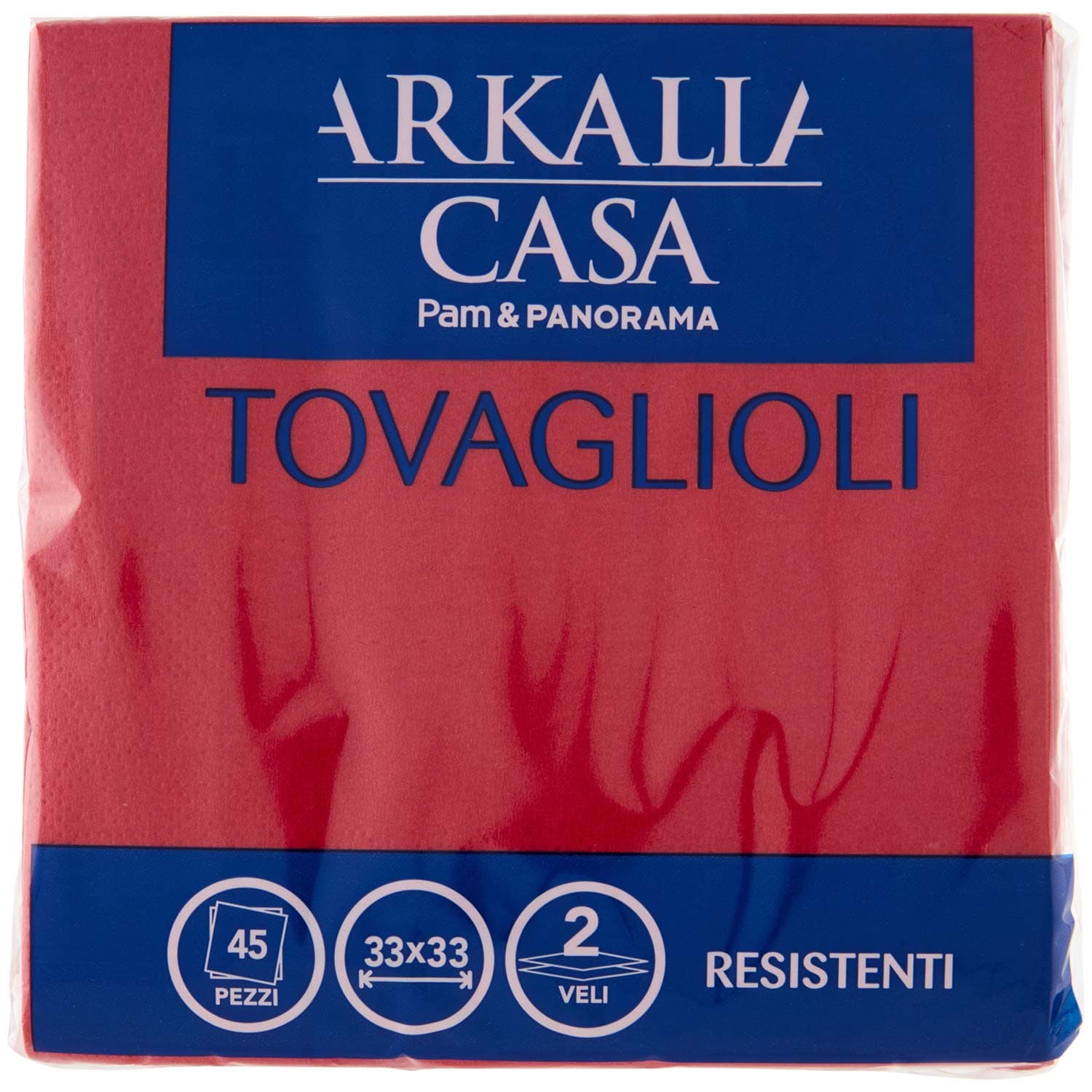 ARKALIA CASA Tovaglioli 2 Veli 33x33 45 pz – immagine 3